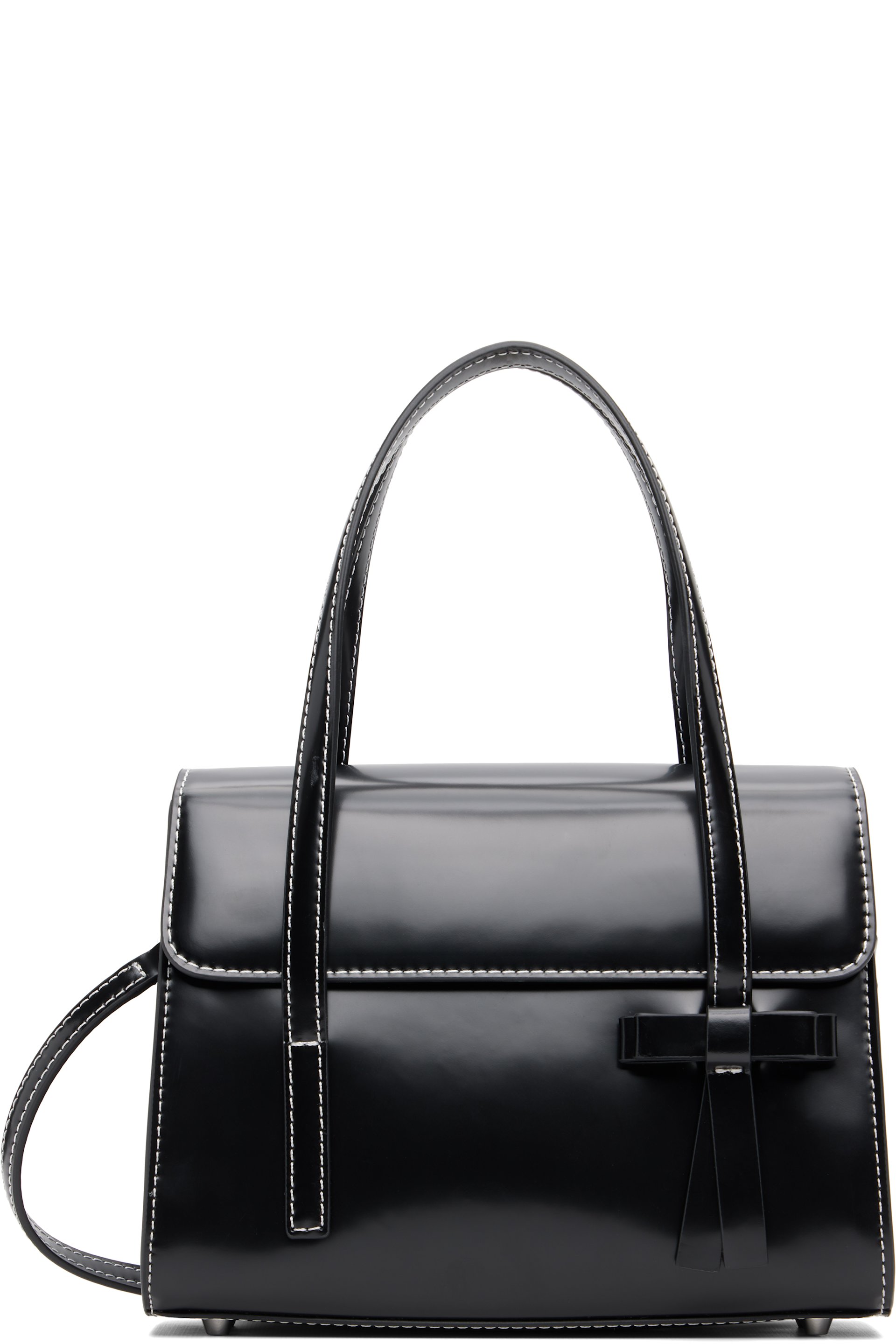 Sandy Liang - Black Mini Mum Crossbody Bag