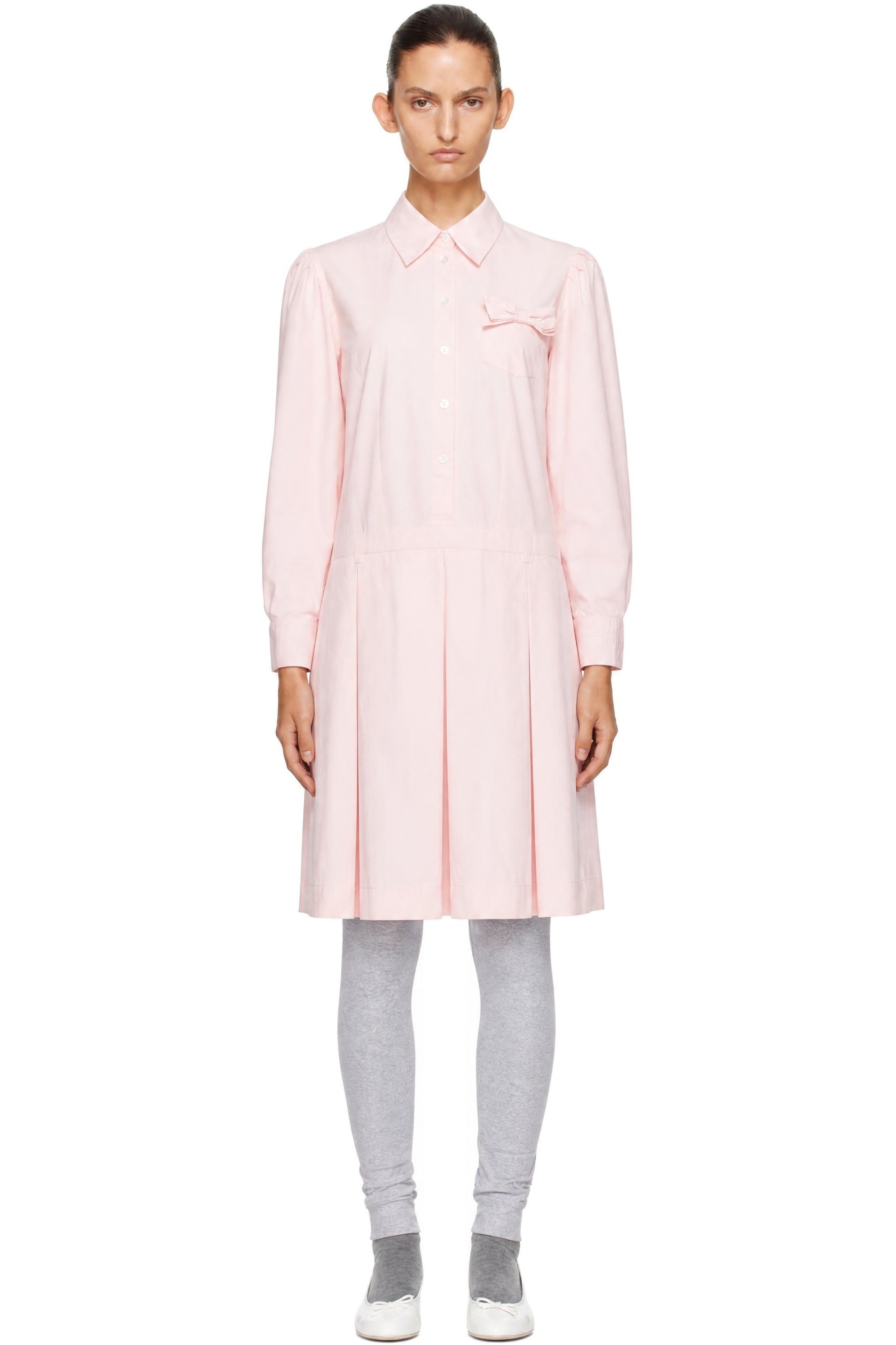 Sandy Liang - Pink Murray Midi Dress