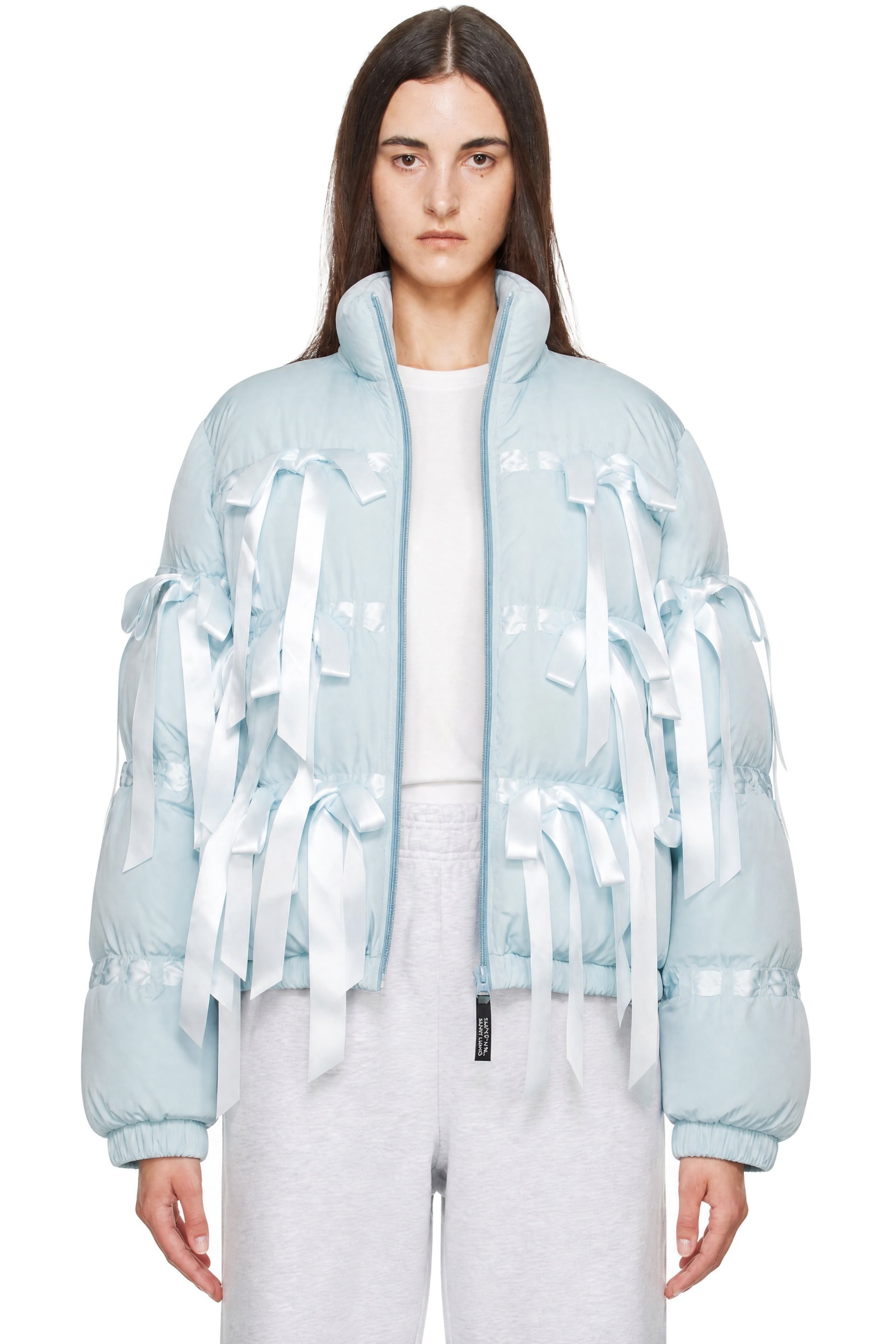 Sandy Liang - Blue Visby Puffer Jacket