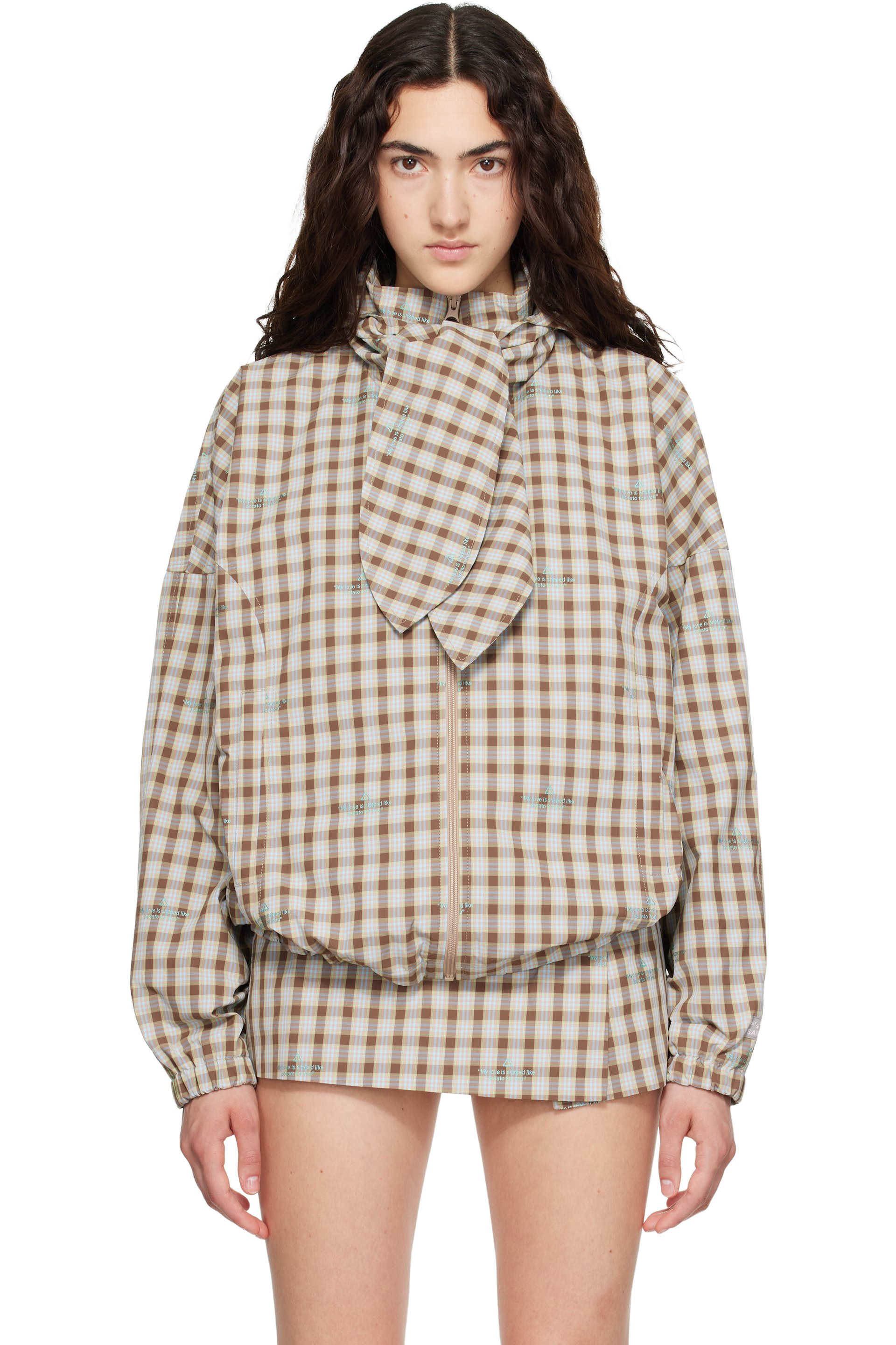 Sandy Liang - Beige Eddy Jacket