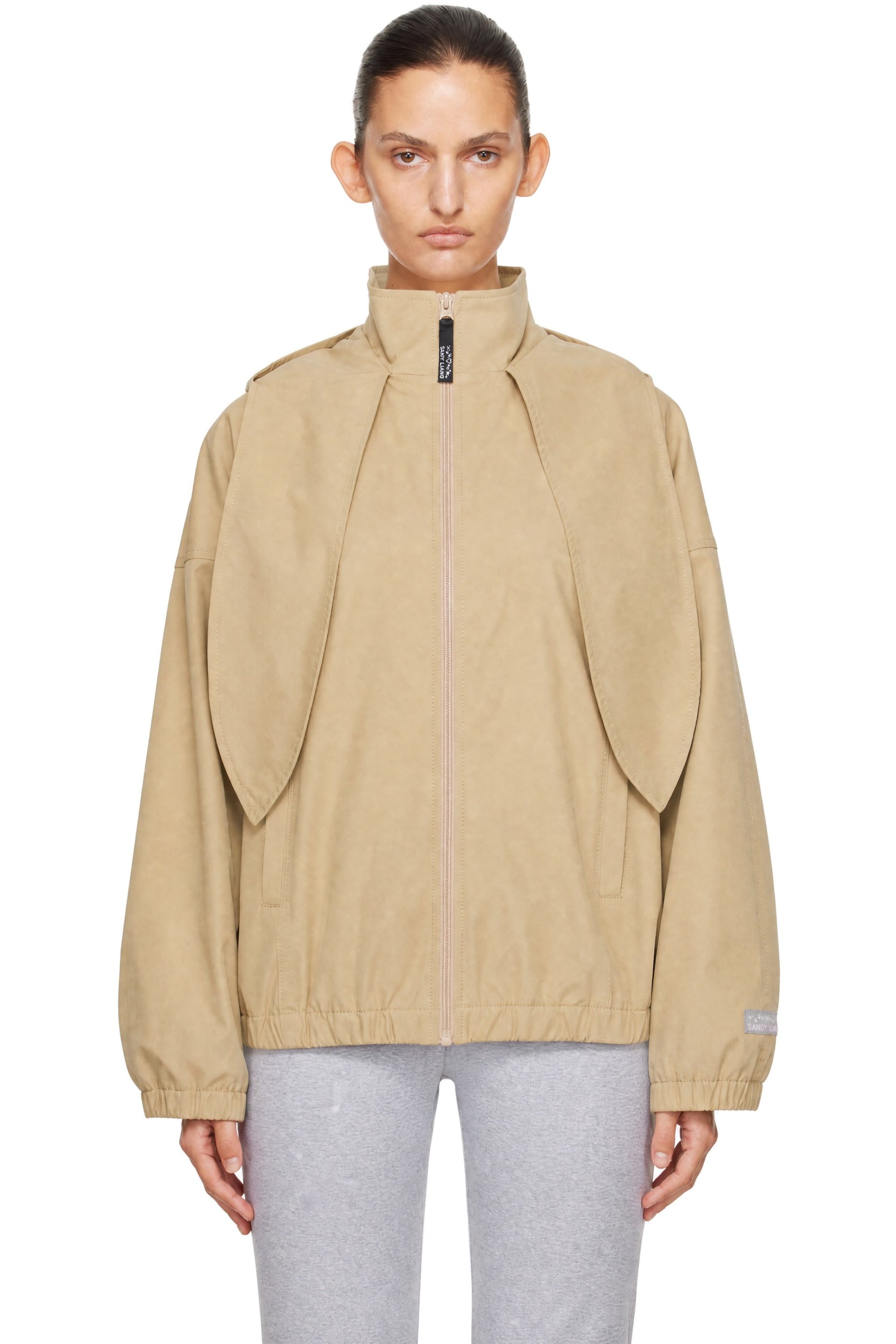 Sandy Liang - Beige Torry Jacket