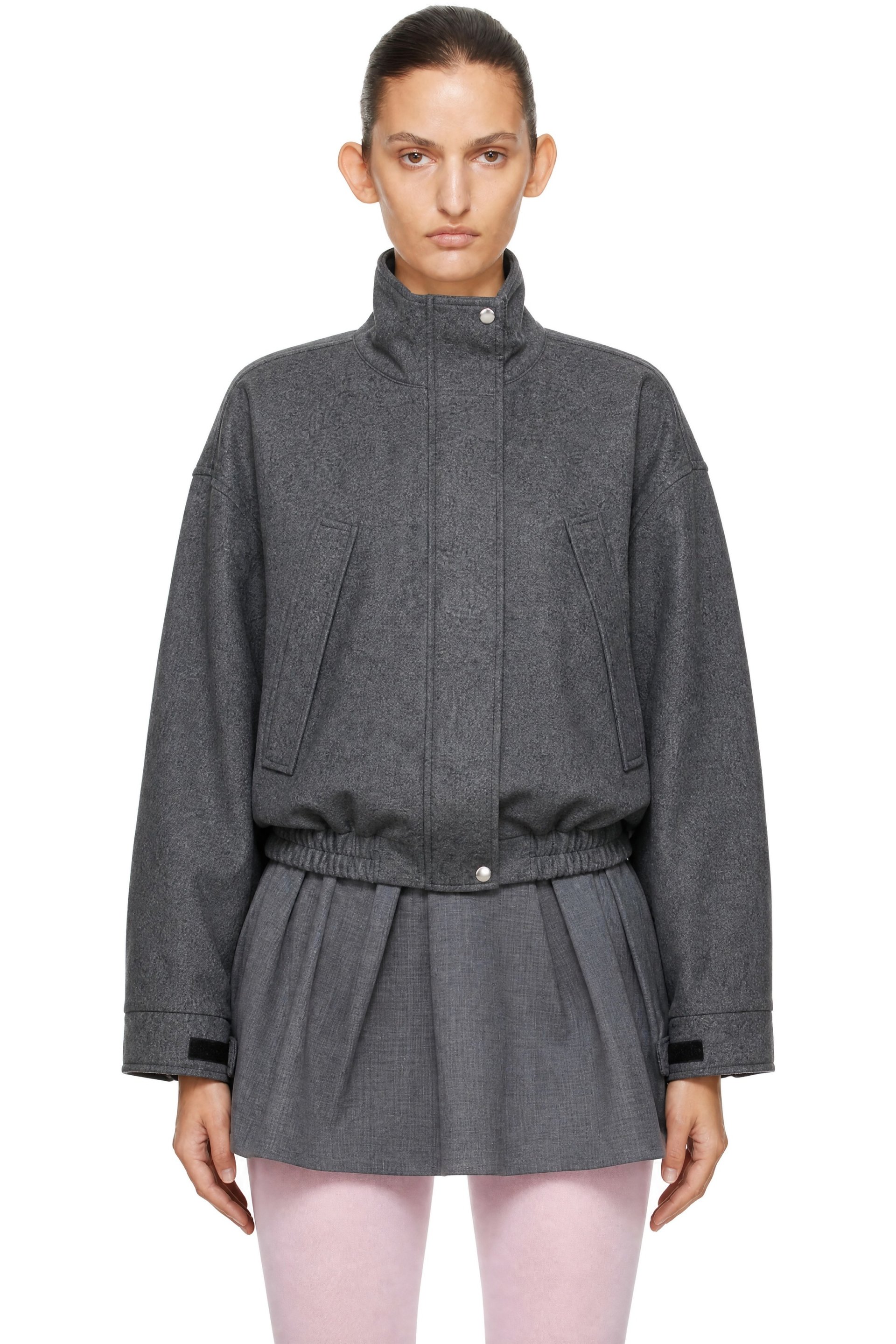 Sandy Liang - Gray Papas Jacket