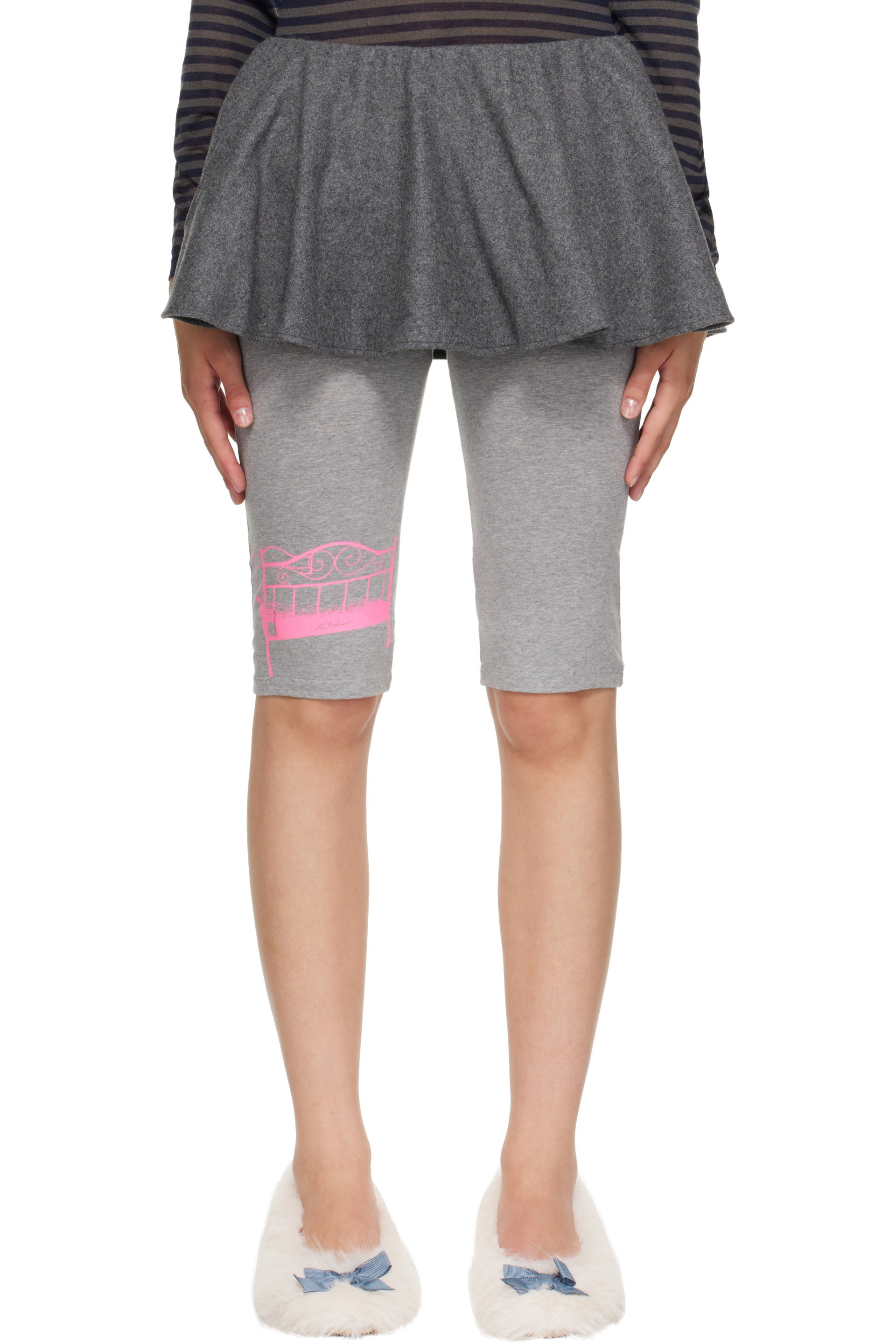 Sandy Liang - Gray Helio Skort