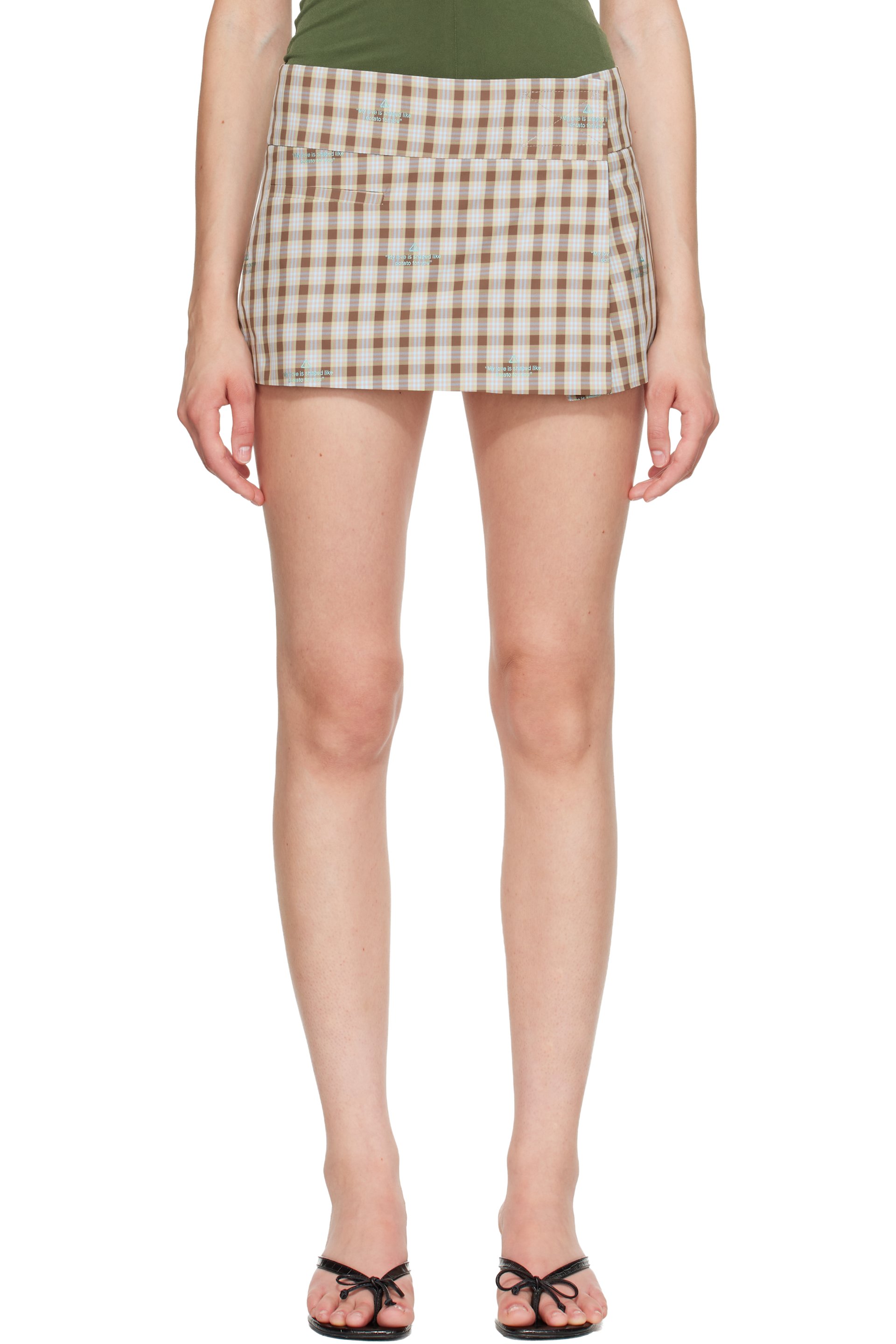 Sandy Liang - Beige Pomme Skort