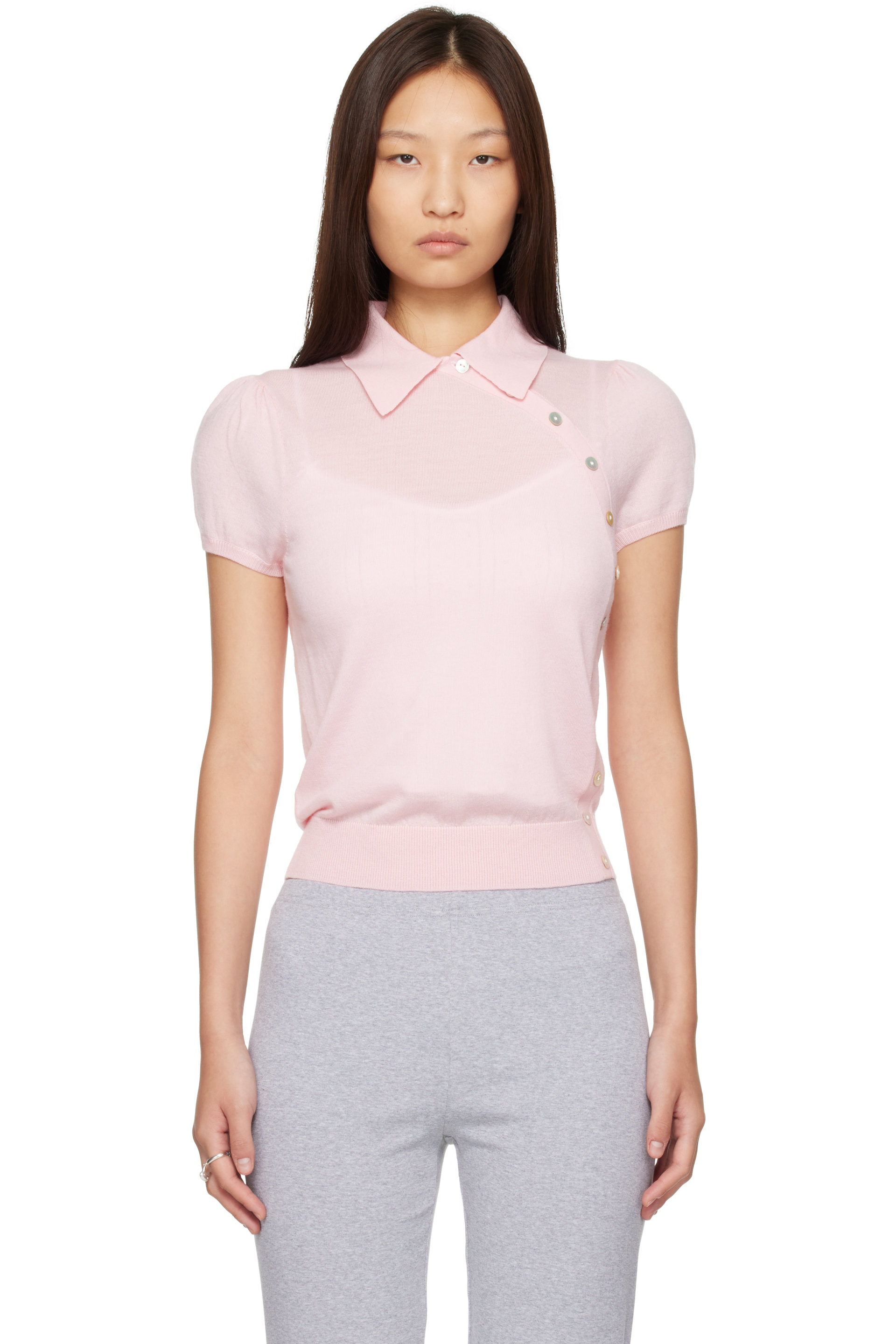 Sandy Liang - Pink Birdie Sweater
