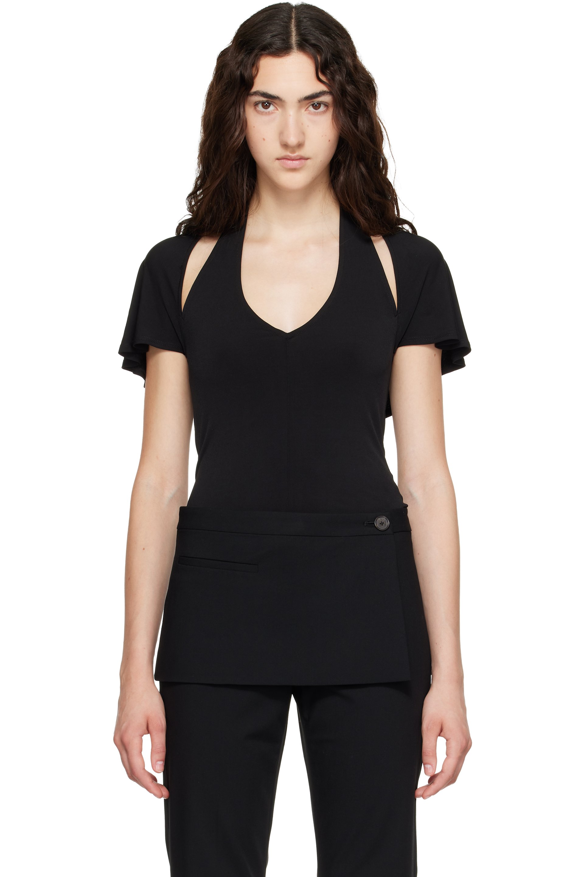 Sandy Liang - Black Bellini Top