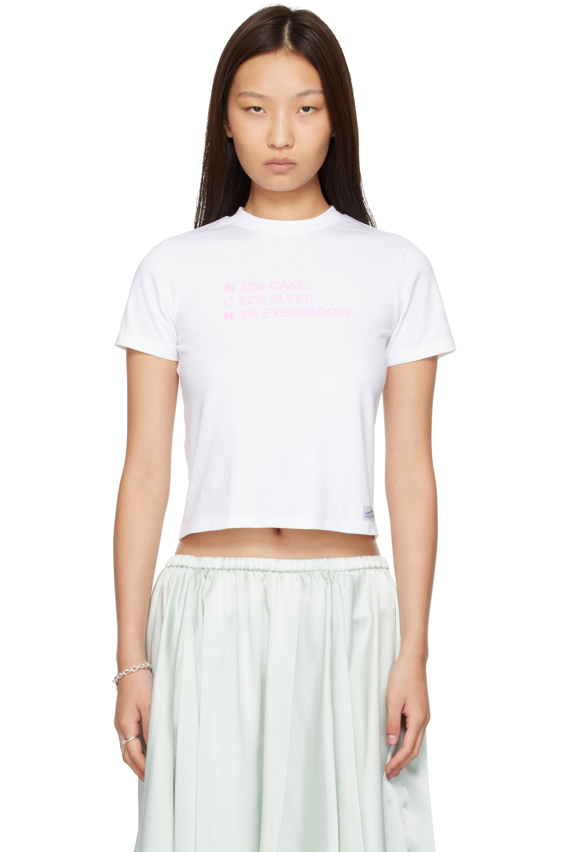 Sandy Liang - White Cake Baby T-Shirt
