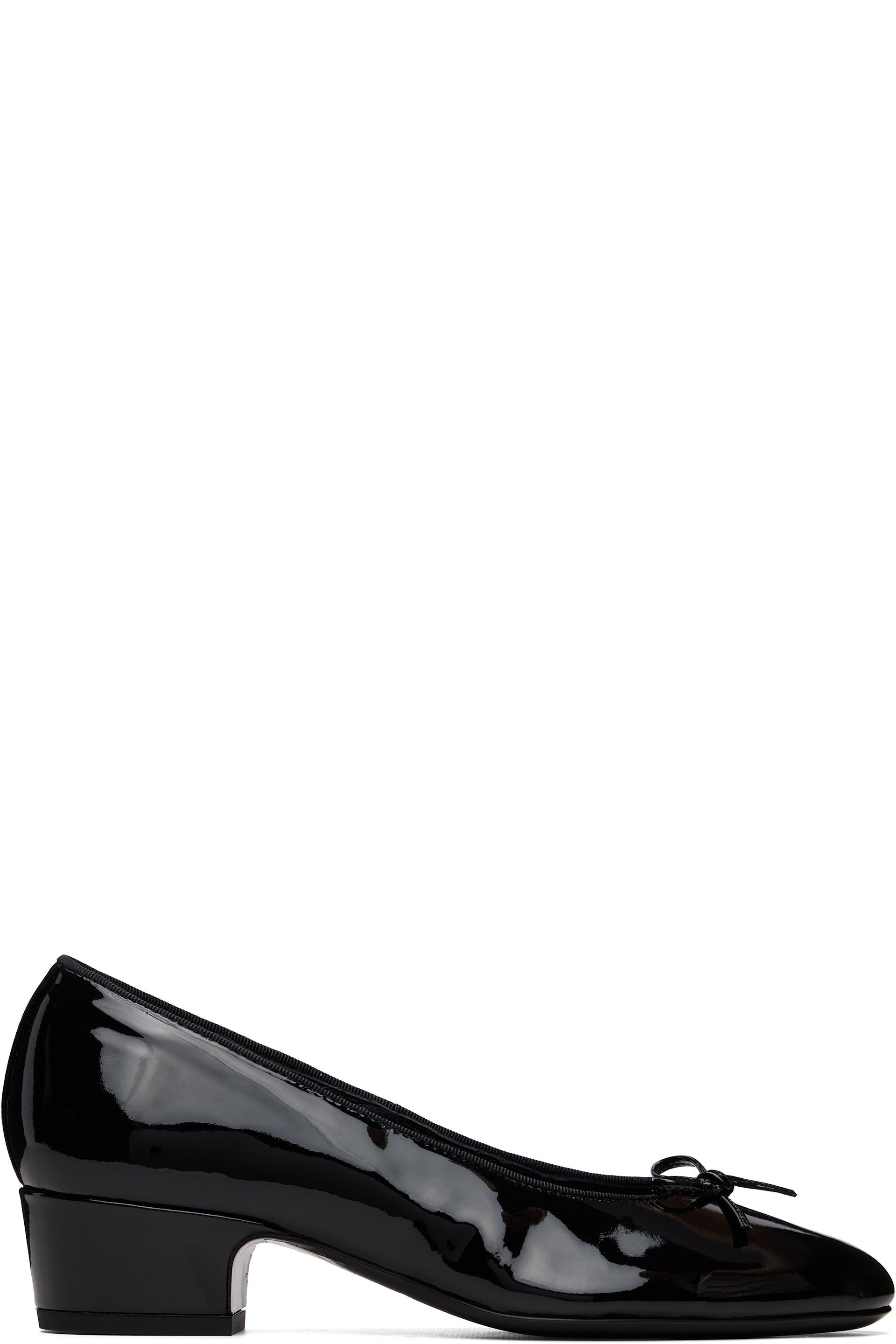 Sandy Liang - Black Ballet Pump 40 Heels