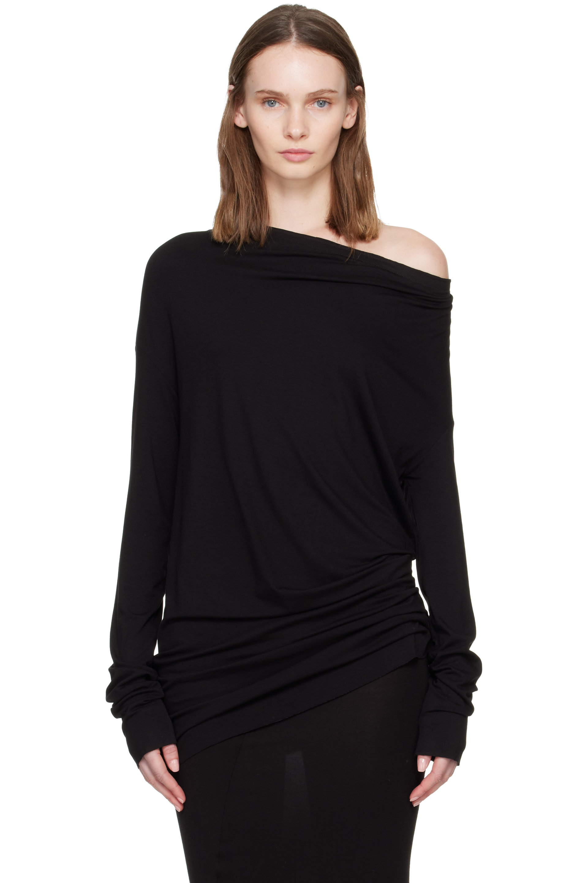 AARON ESH - Black Off The Shoulder Top
