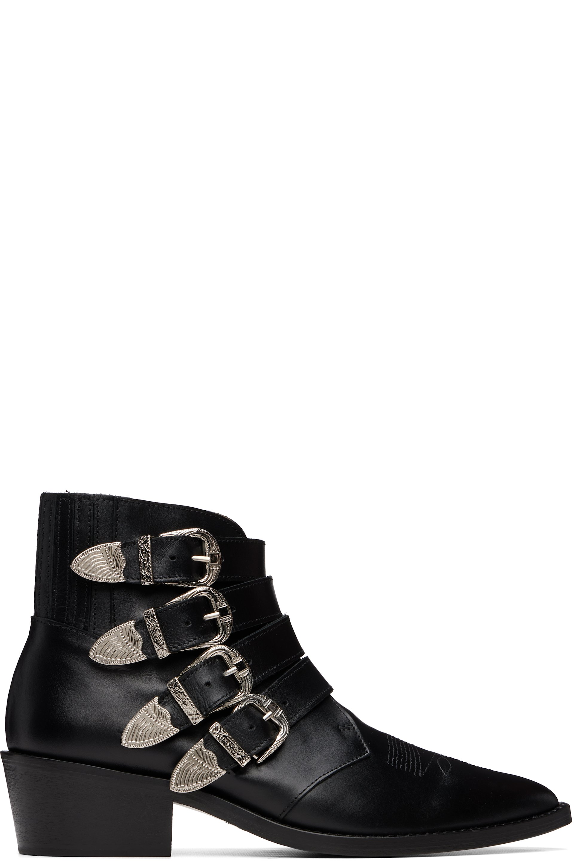 Toga Virilis - Black 4 Metal Cowboy Boots