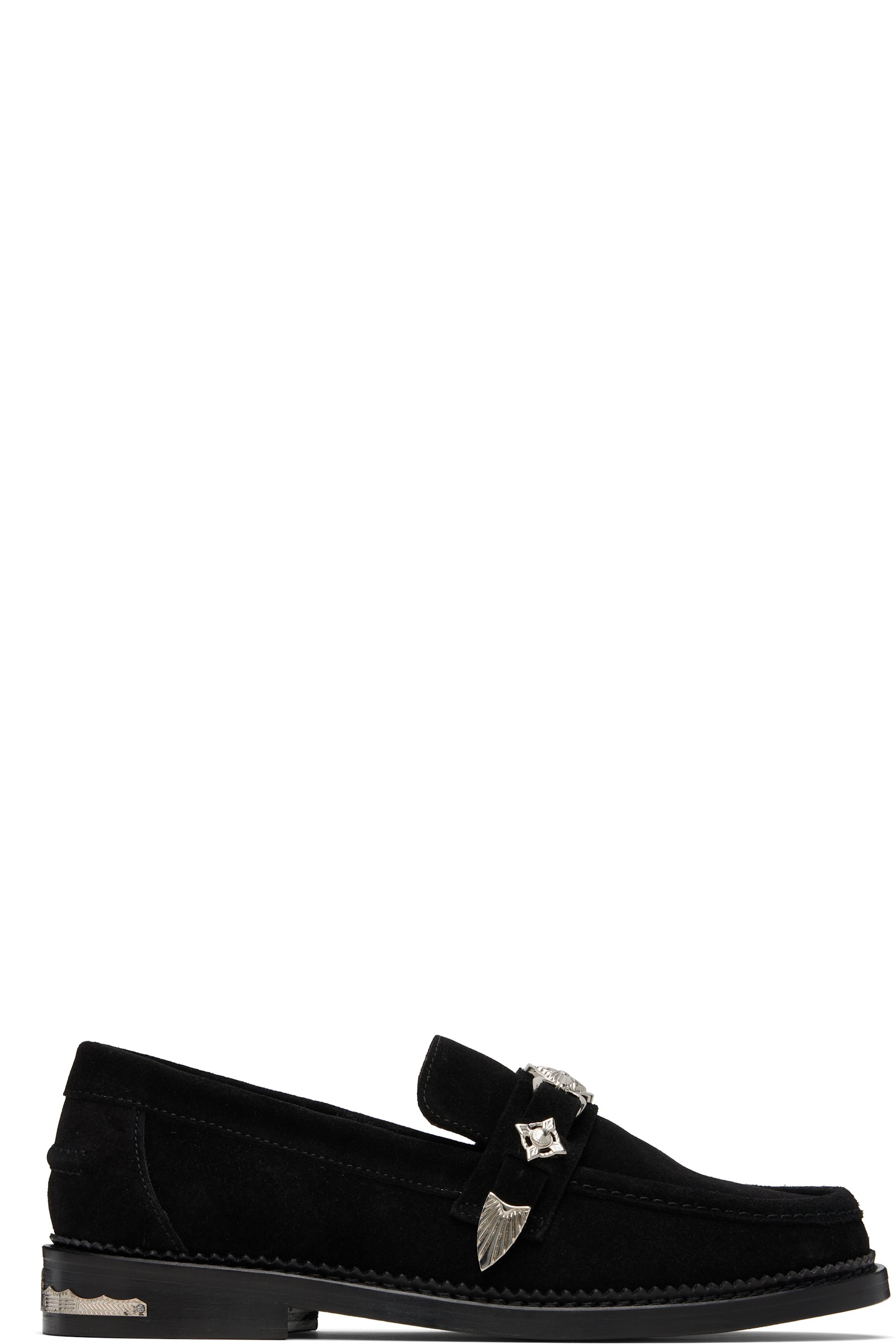 Toga Virilis - SSENSE Exclusive Black Suede Loafers