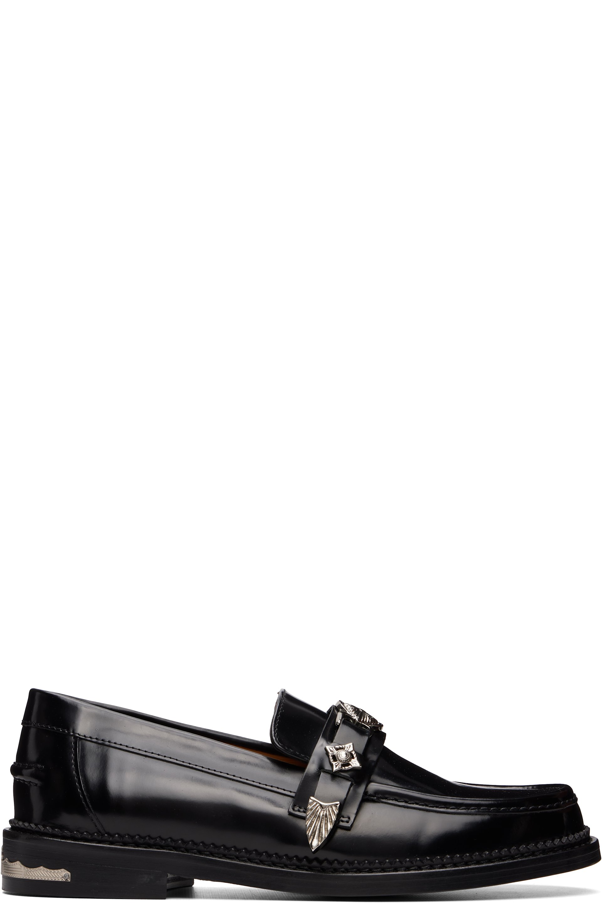Toga Virilis - Black Metal Loafers
