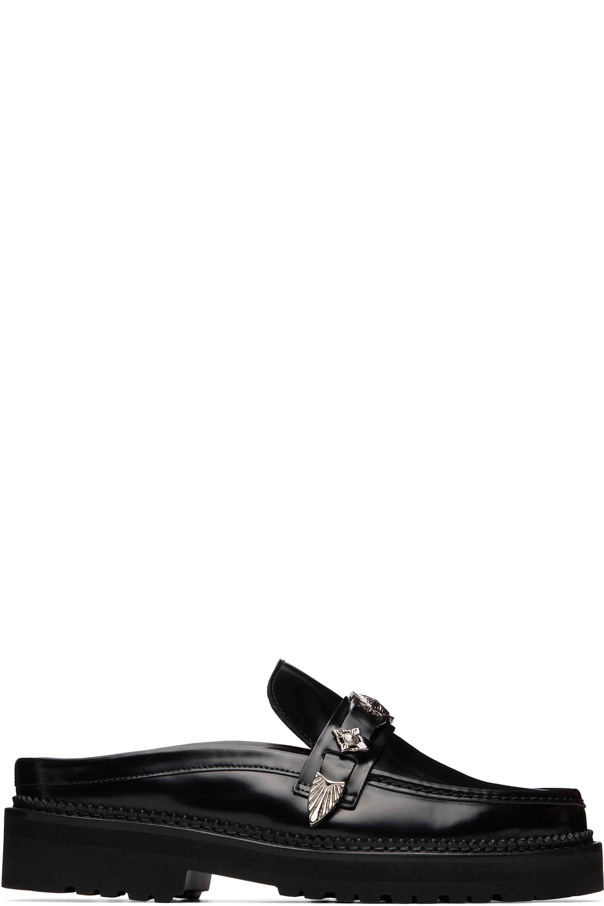 Toga Virilis - Black Polido Slip-on Loafers