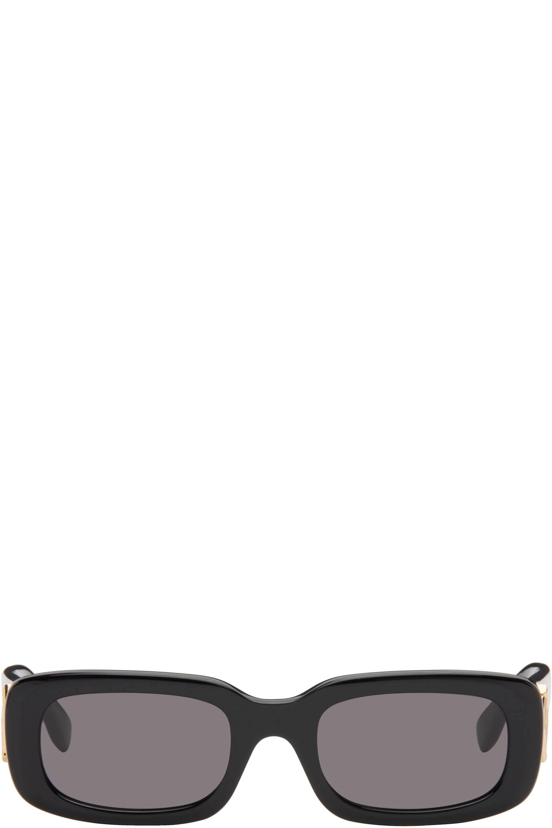 Fendi - Lunettes de soleil noires à ferrures FF en losange