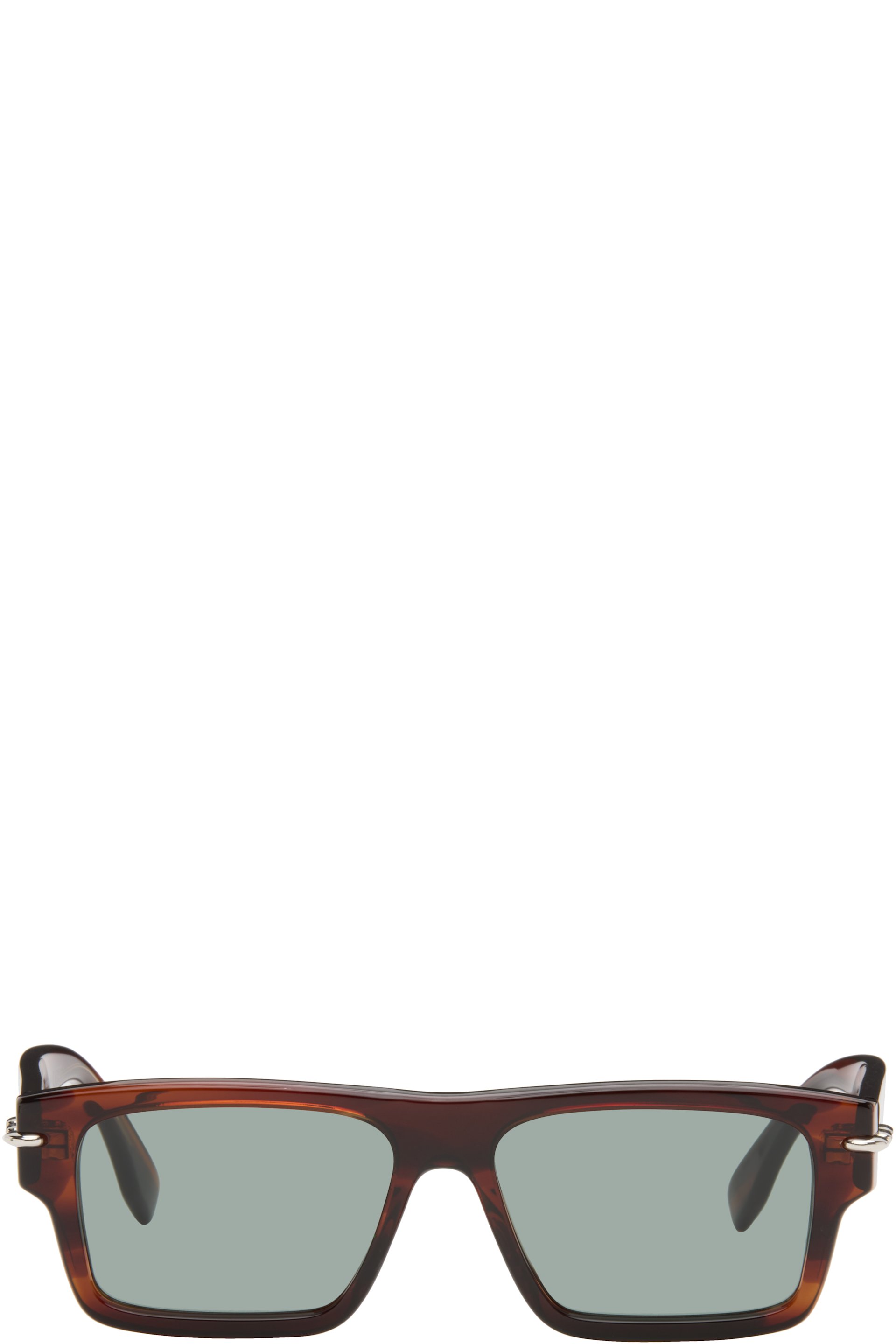 Fendi - Brown 'Fendi Selleria' Sunglasses