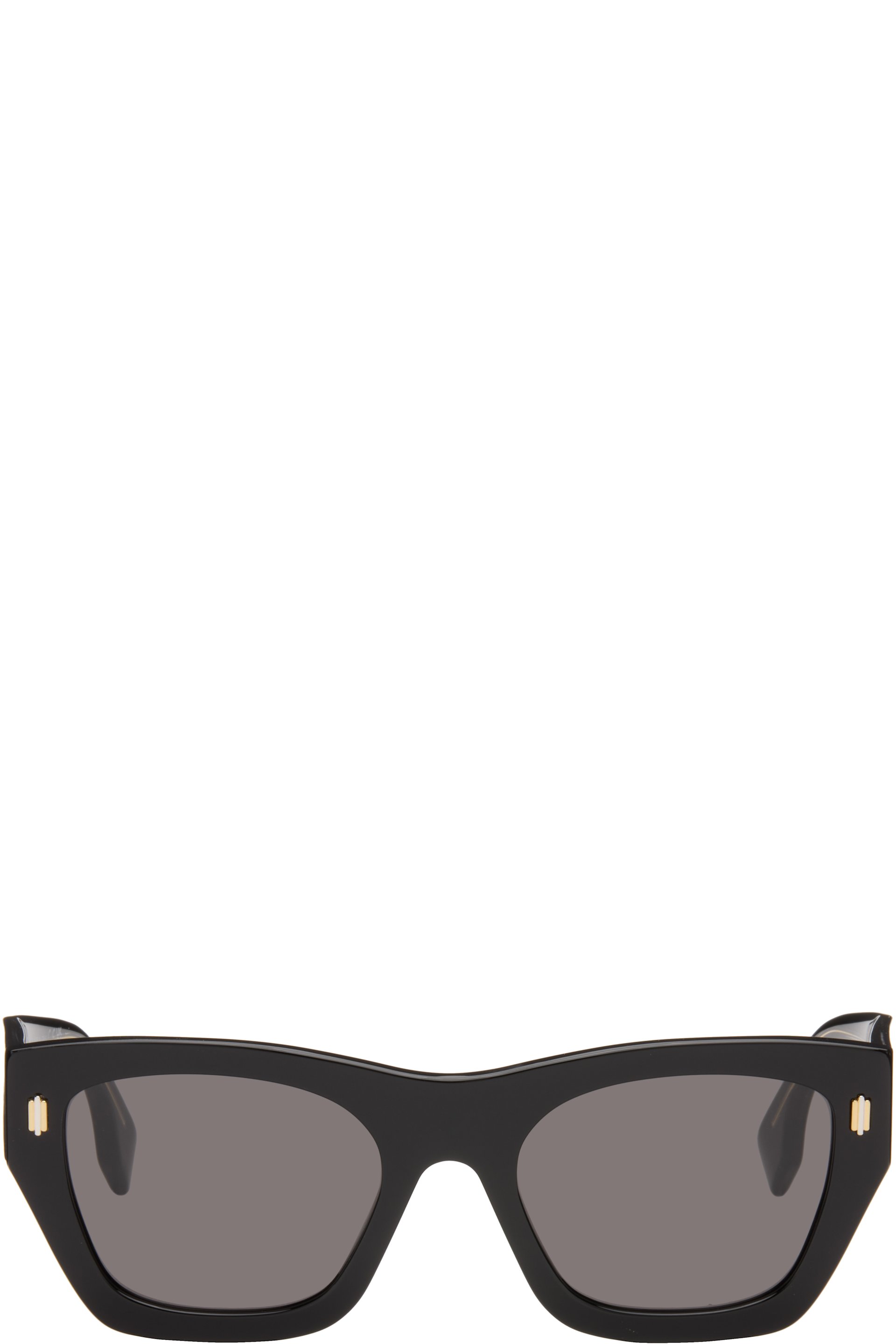 Fendi - Lunettes de soleil carrées noires