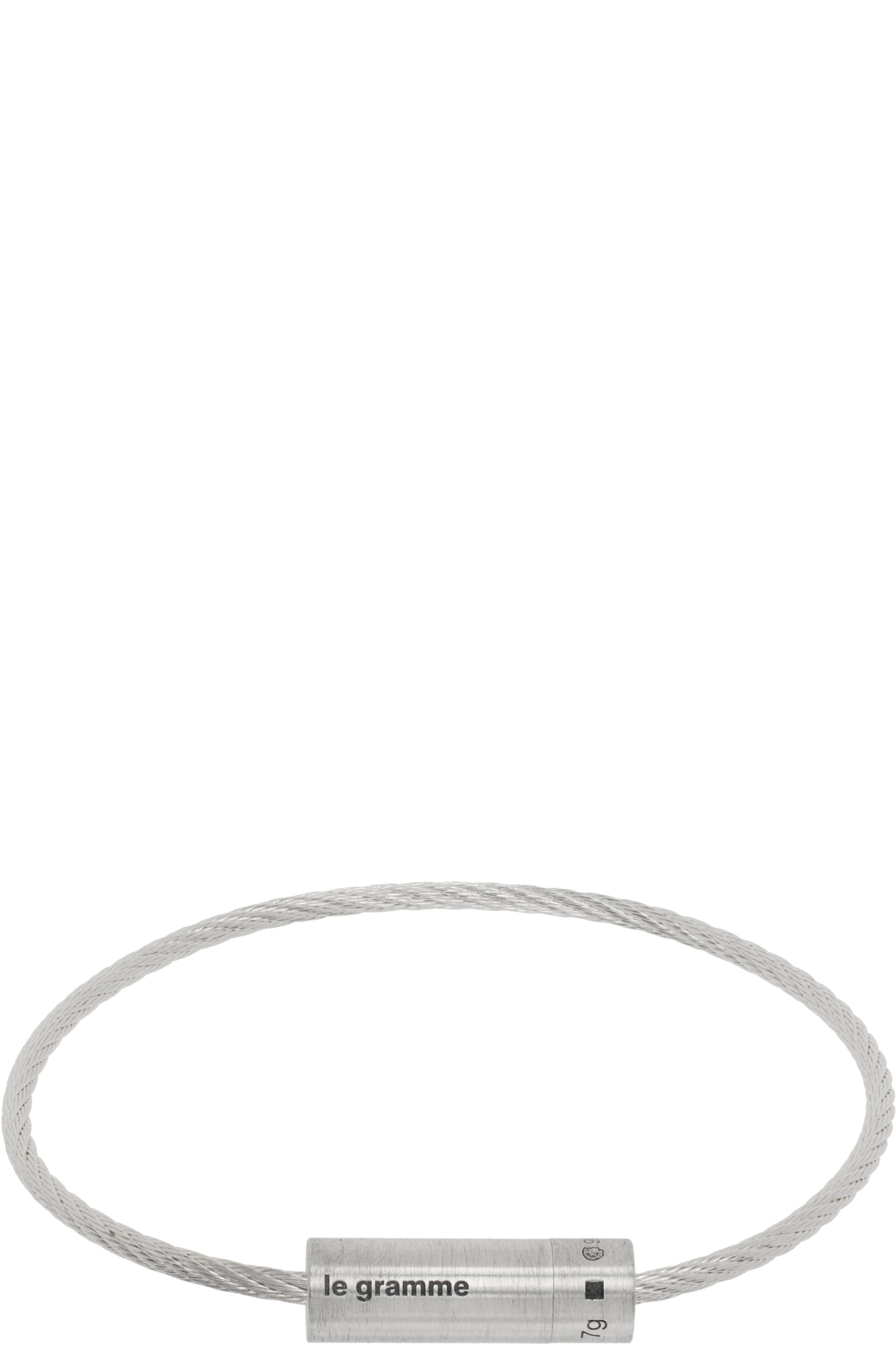 le gramme - Cable 'le 7g' Bracelet