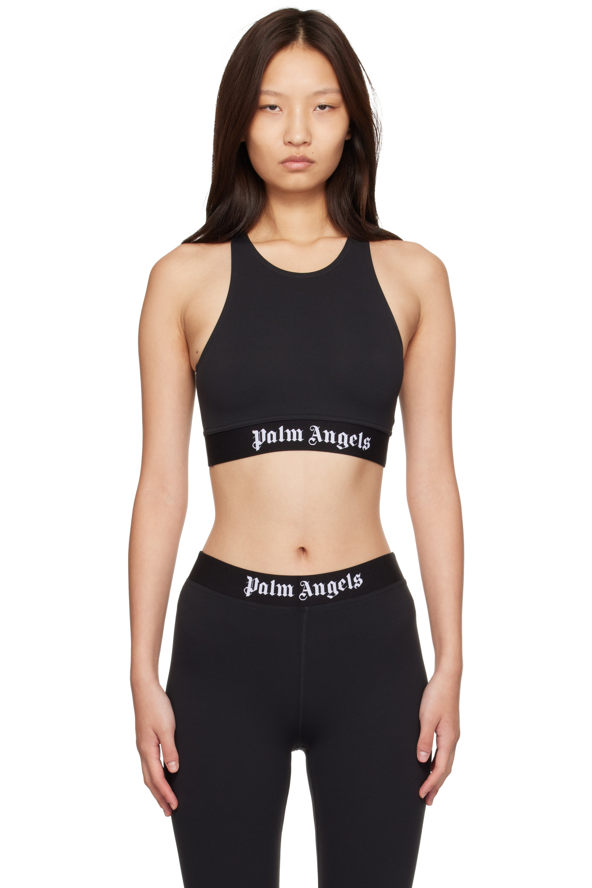 Palm Angels - Black Classic Logo Sport Top
