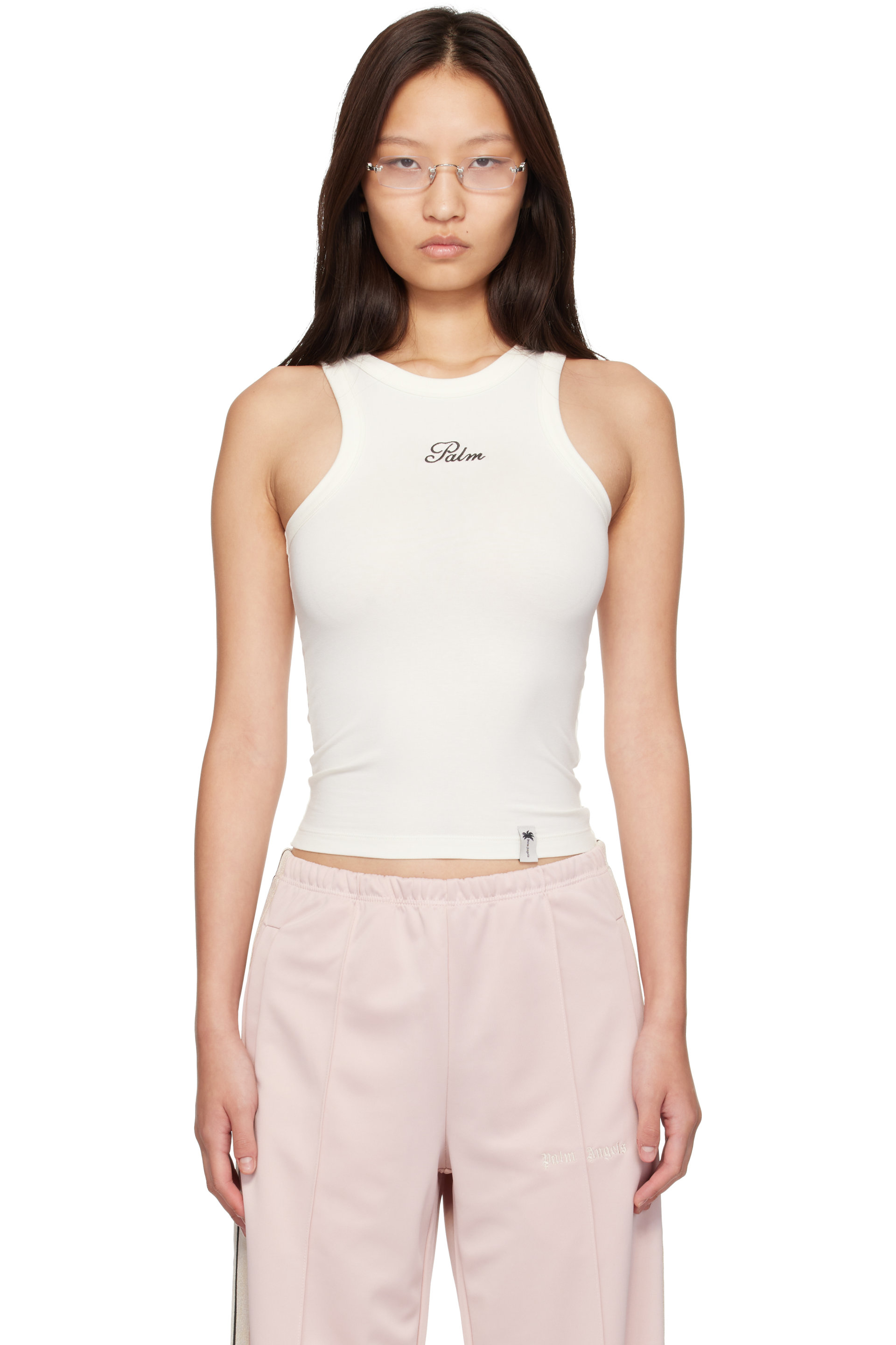 Palm Angels - Off-White 'Palm' Sway Fitted Tank Top
