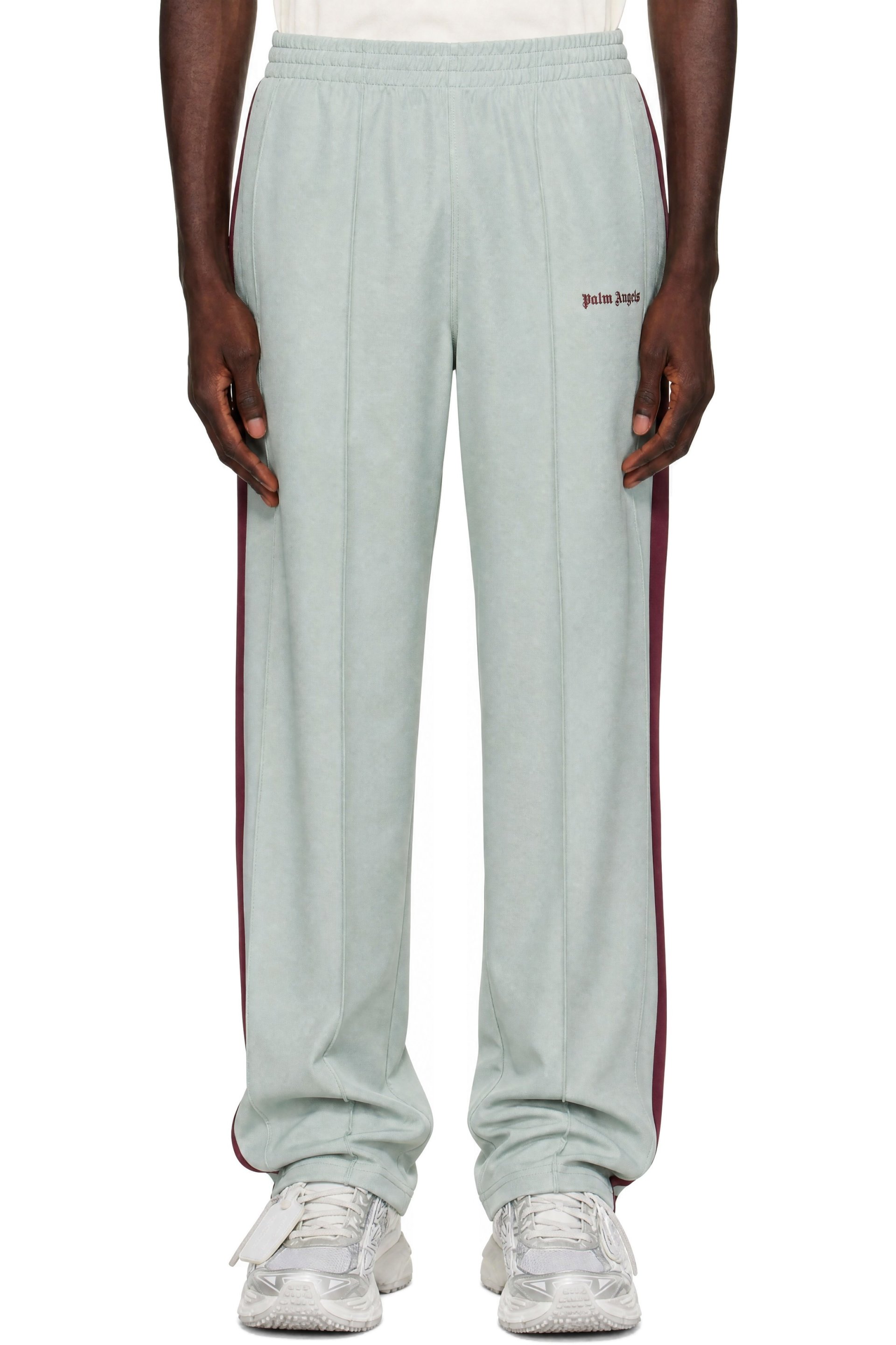 Palm Angels - Pantalon de survêtement Urban vert à logos
