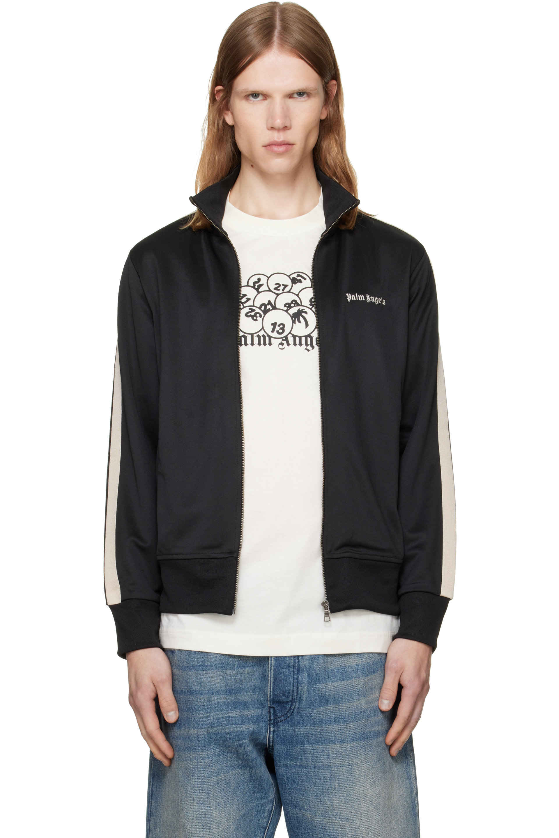 Palm Angels - Black Classic Logo Track Jacket