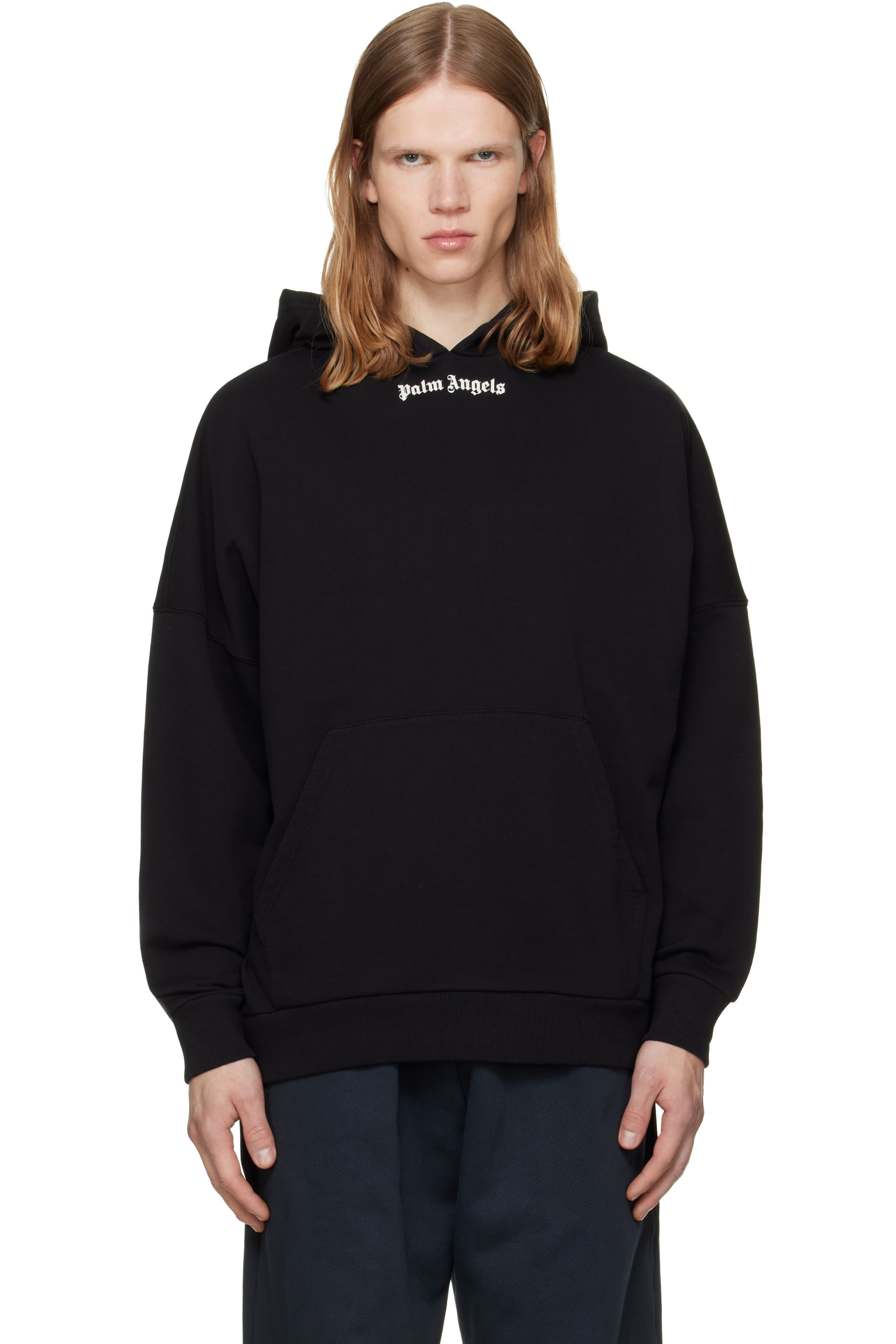 Palm Angels - Black Classic Logo Over Hoodie