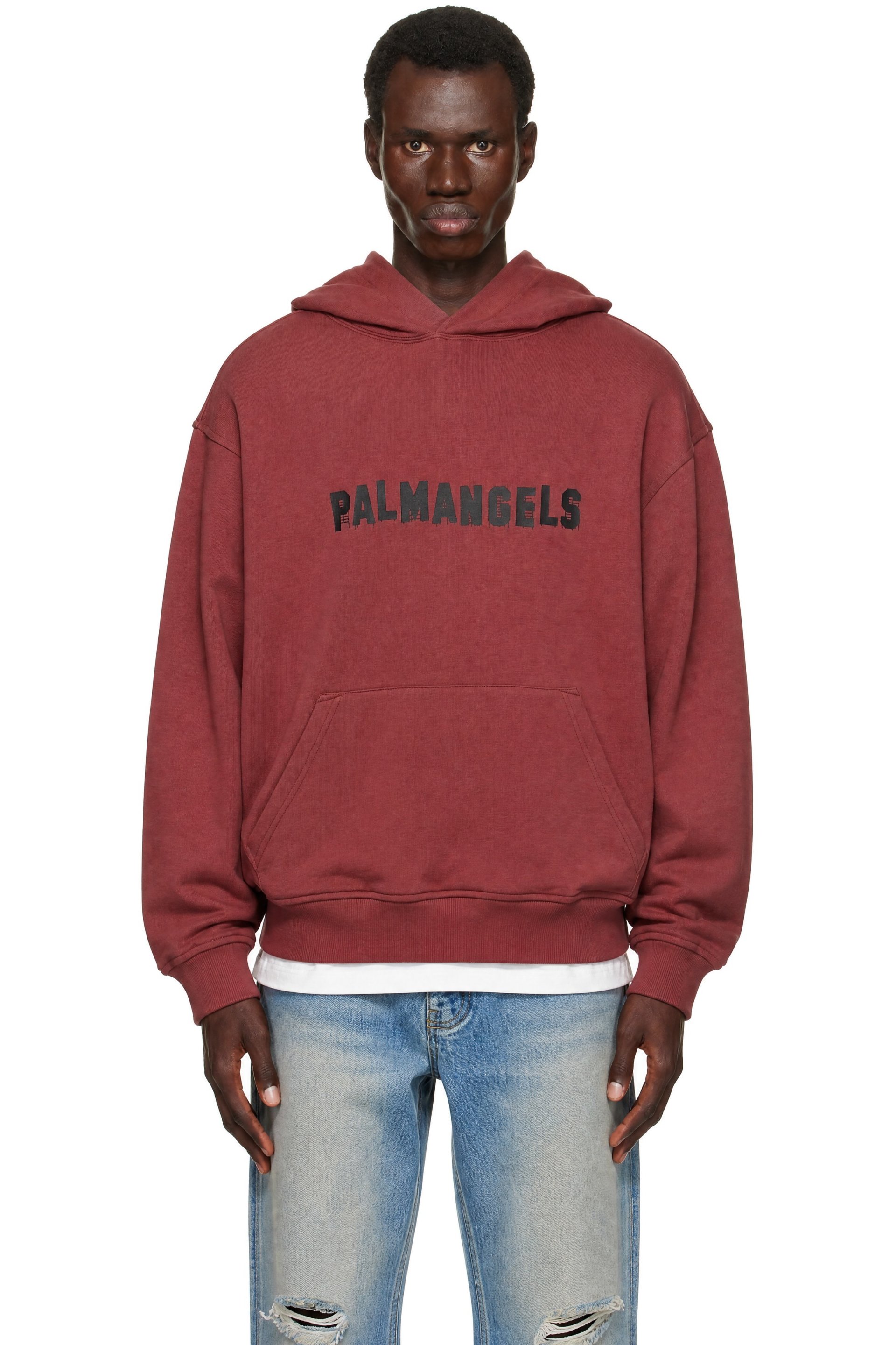 Palm Angels - Red Palm Hills Regular Hoodie