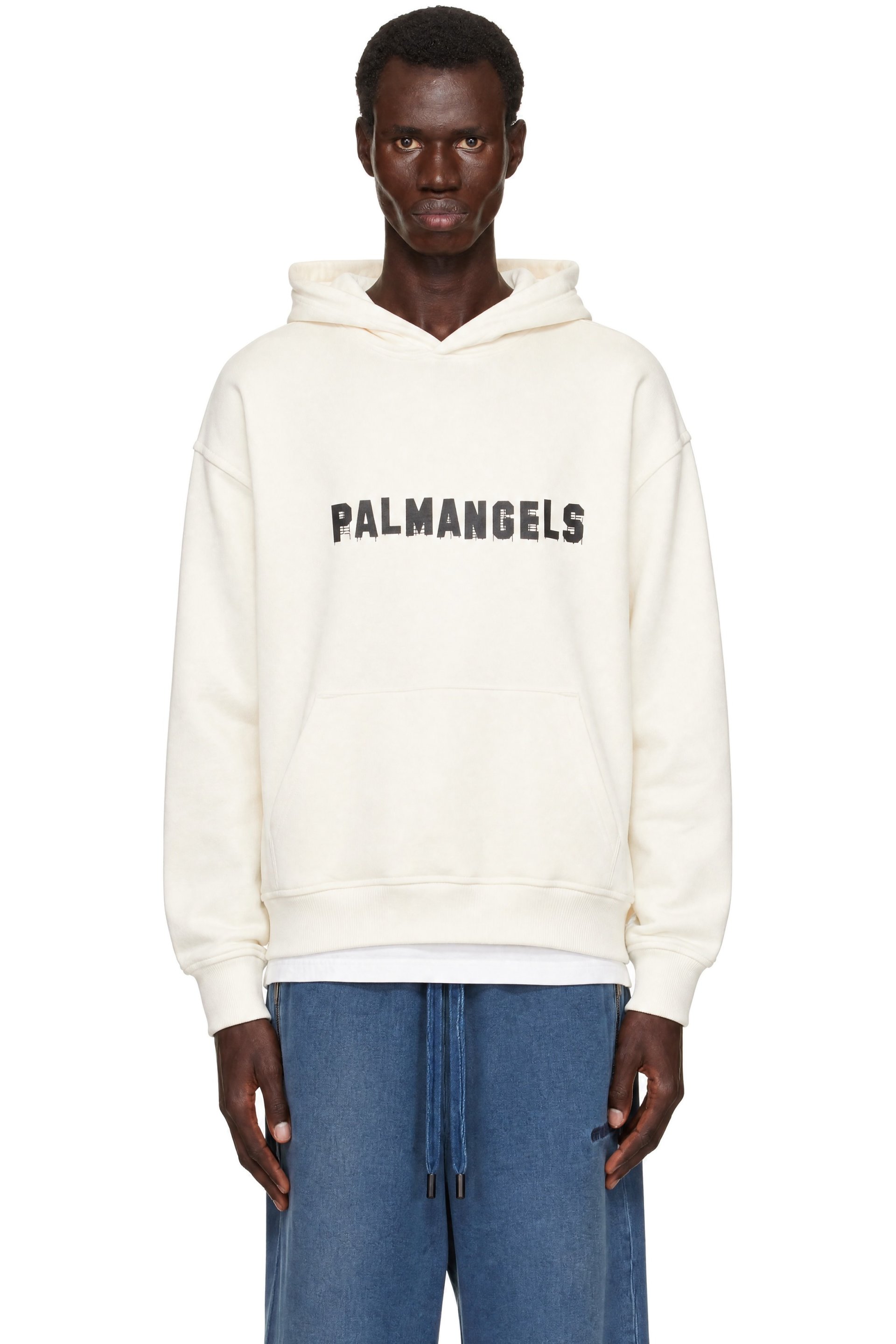 Palm Angels - Off-White Palm Hills Regular Hoodie