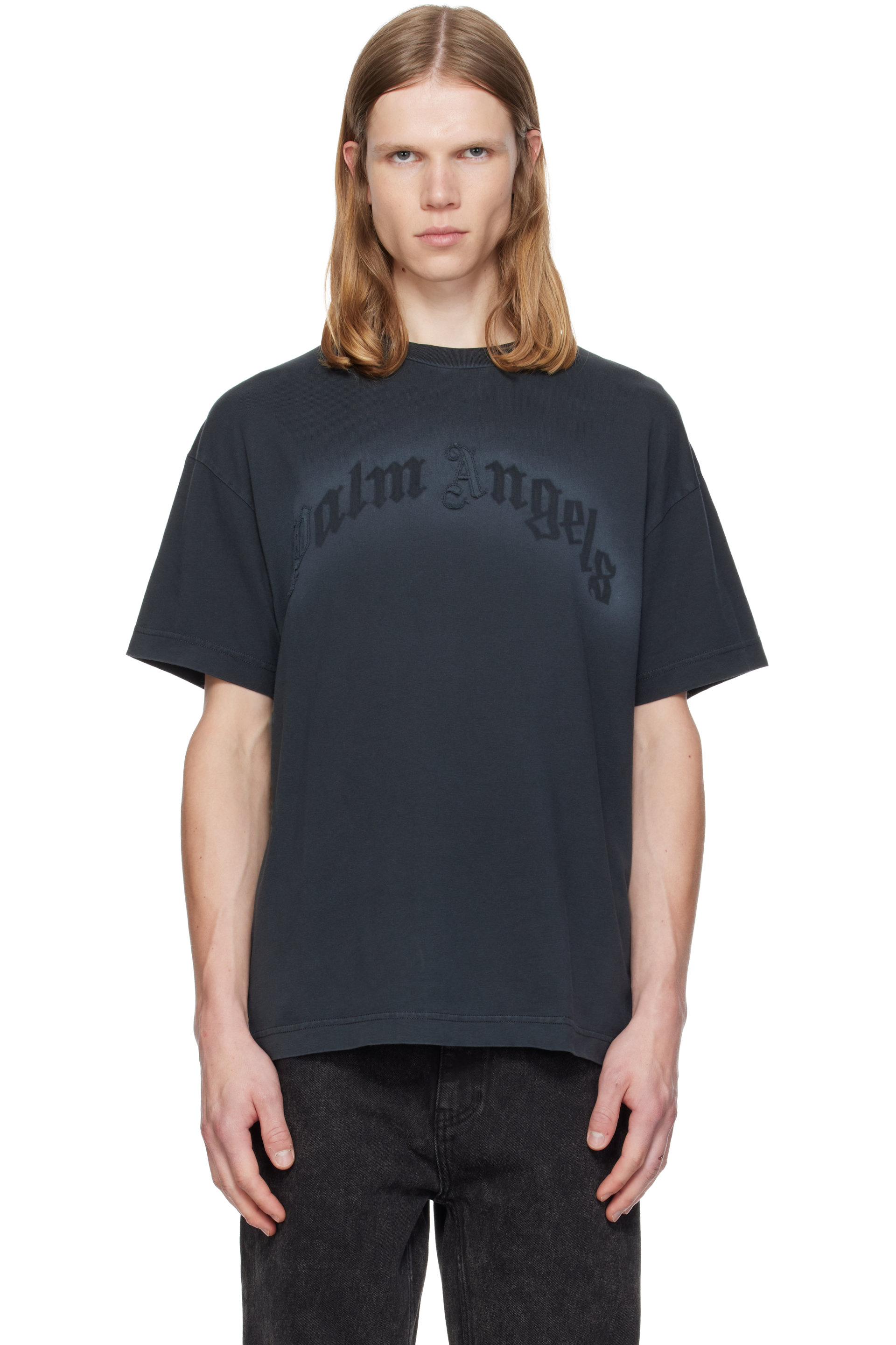 Palm Angels - Black Patch Regular T-shirt