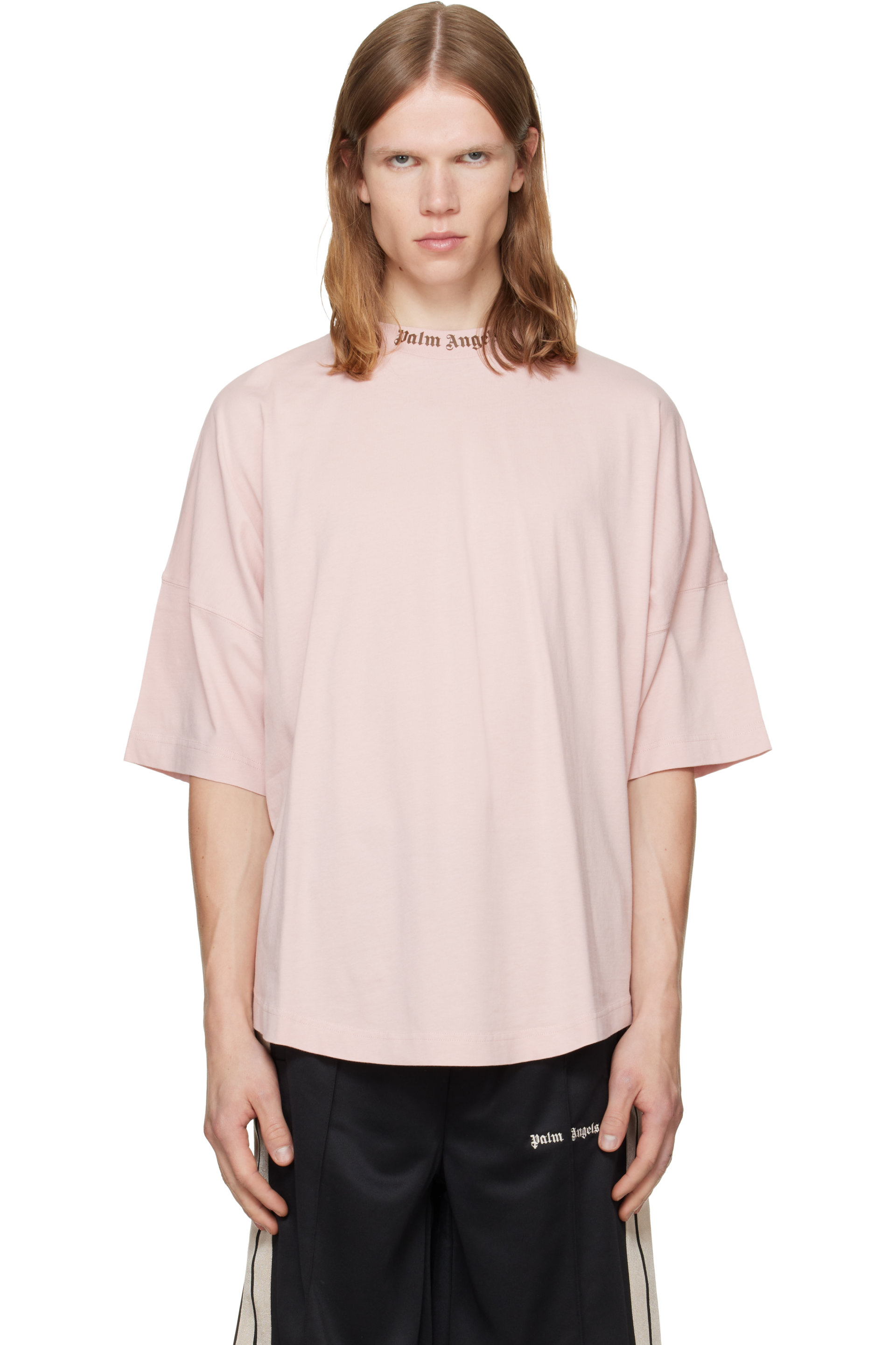 Palm Angels - Pink Classic Logo Over T-shirt