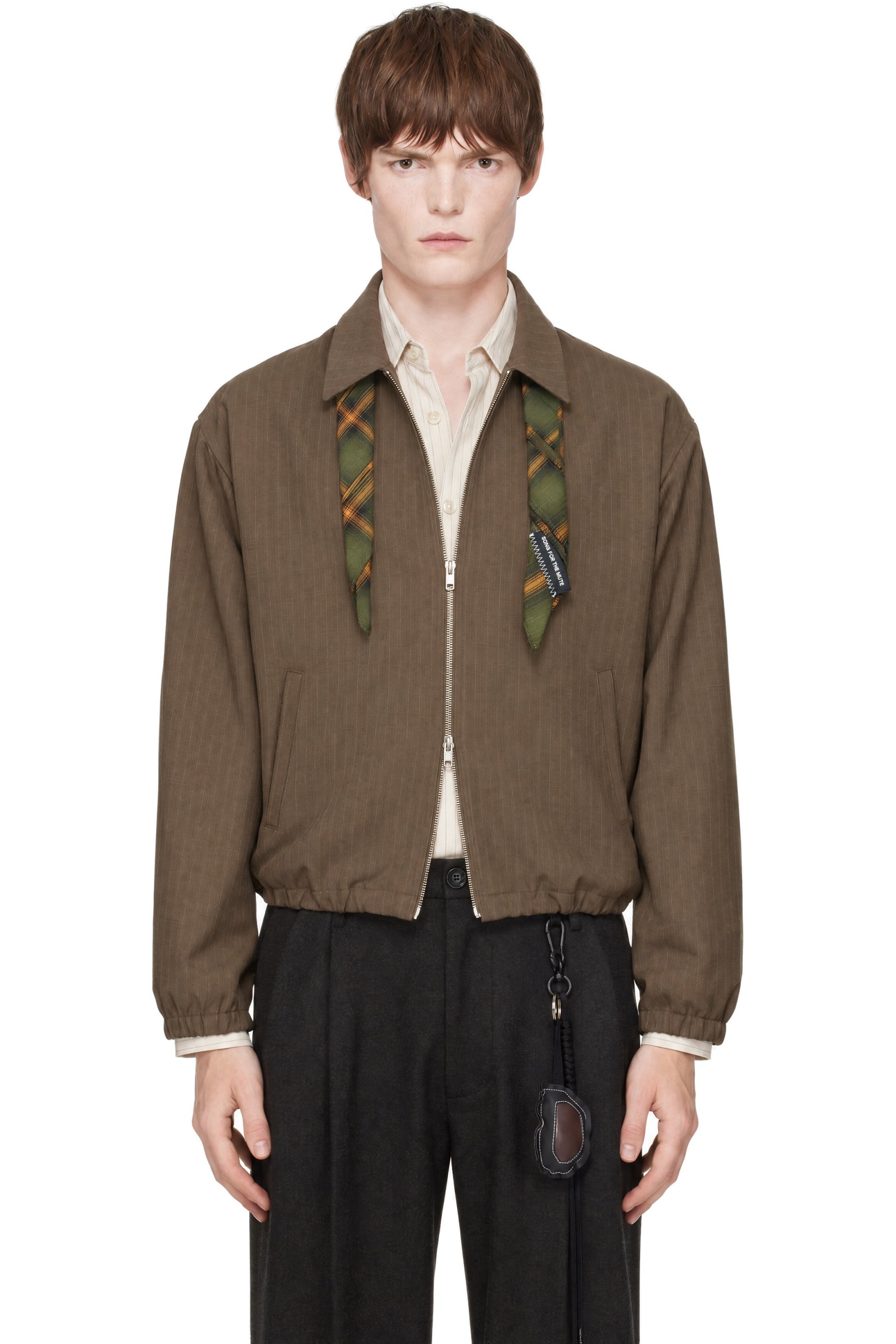 Song for the Mute - Khaki Slim Coach Jacket