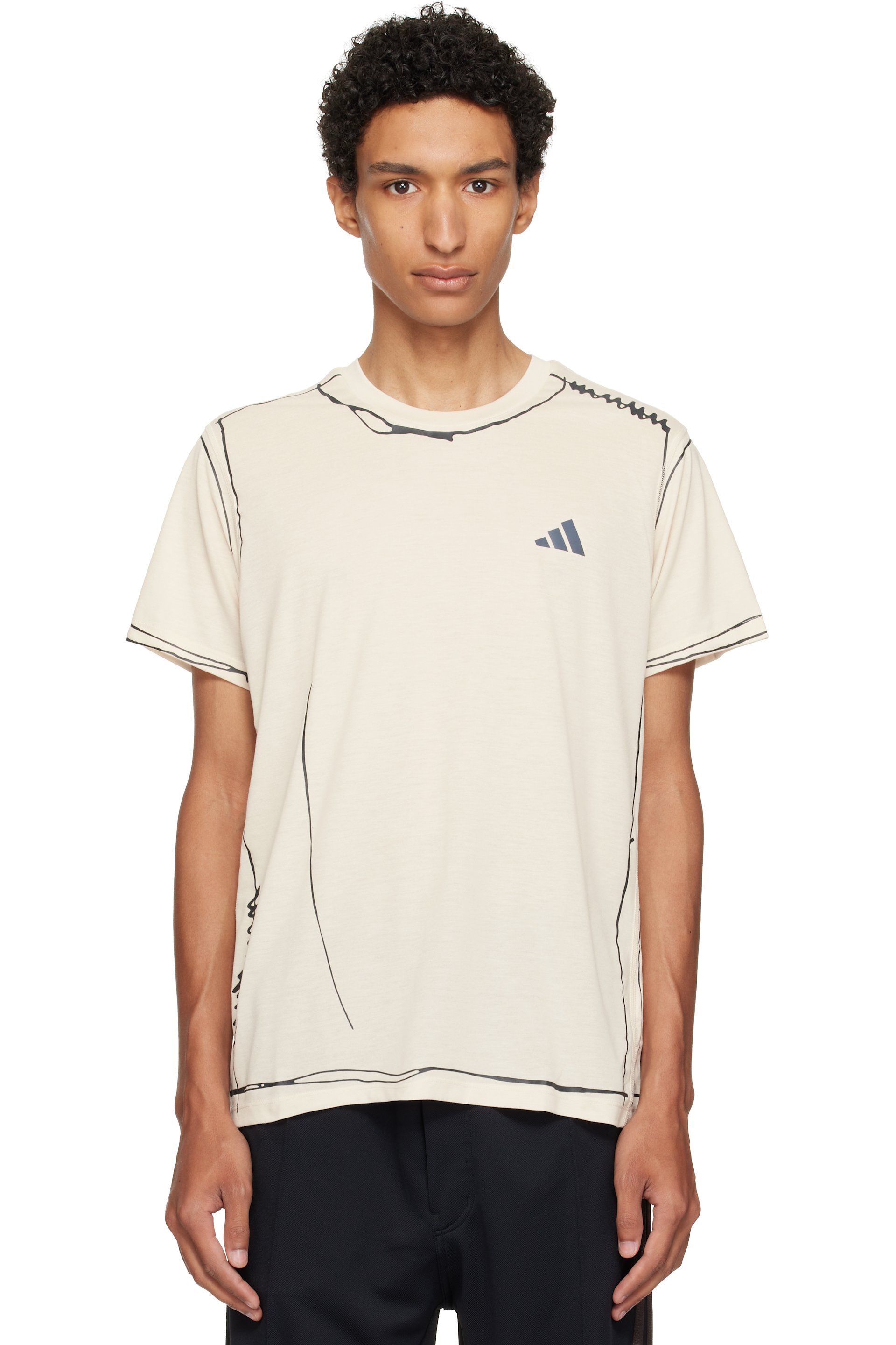 Song for the Mute - T-shirt ADIRUN01 blanc cassé édition adidas