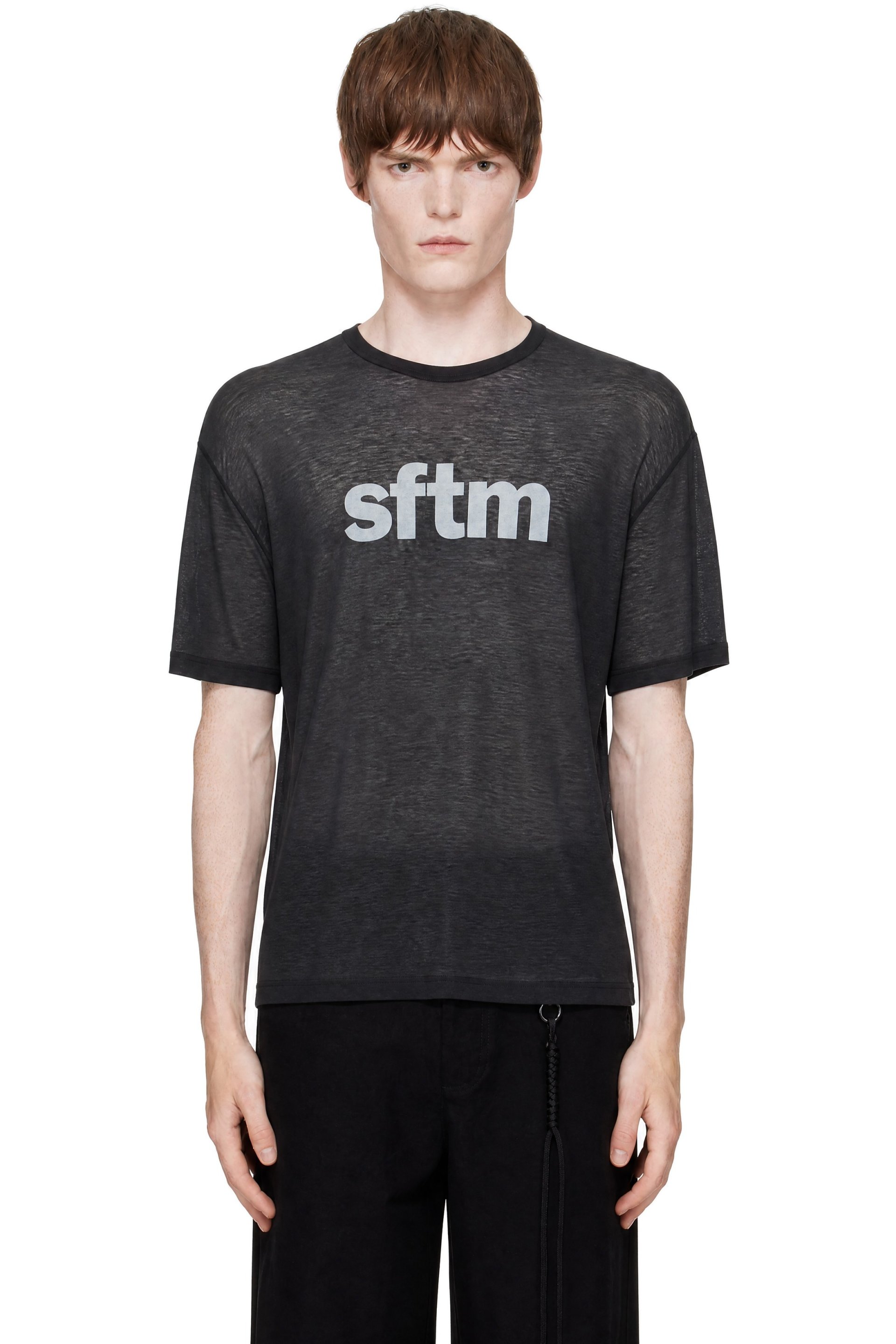 Song for the Mute - Black 'Sftm' Vintage T-shirt