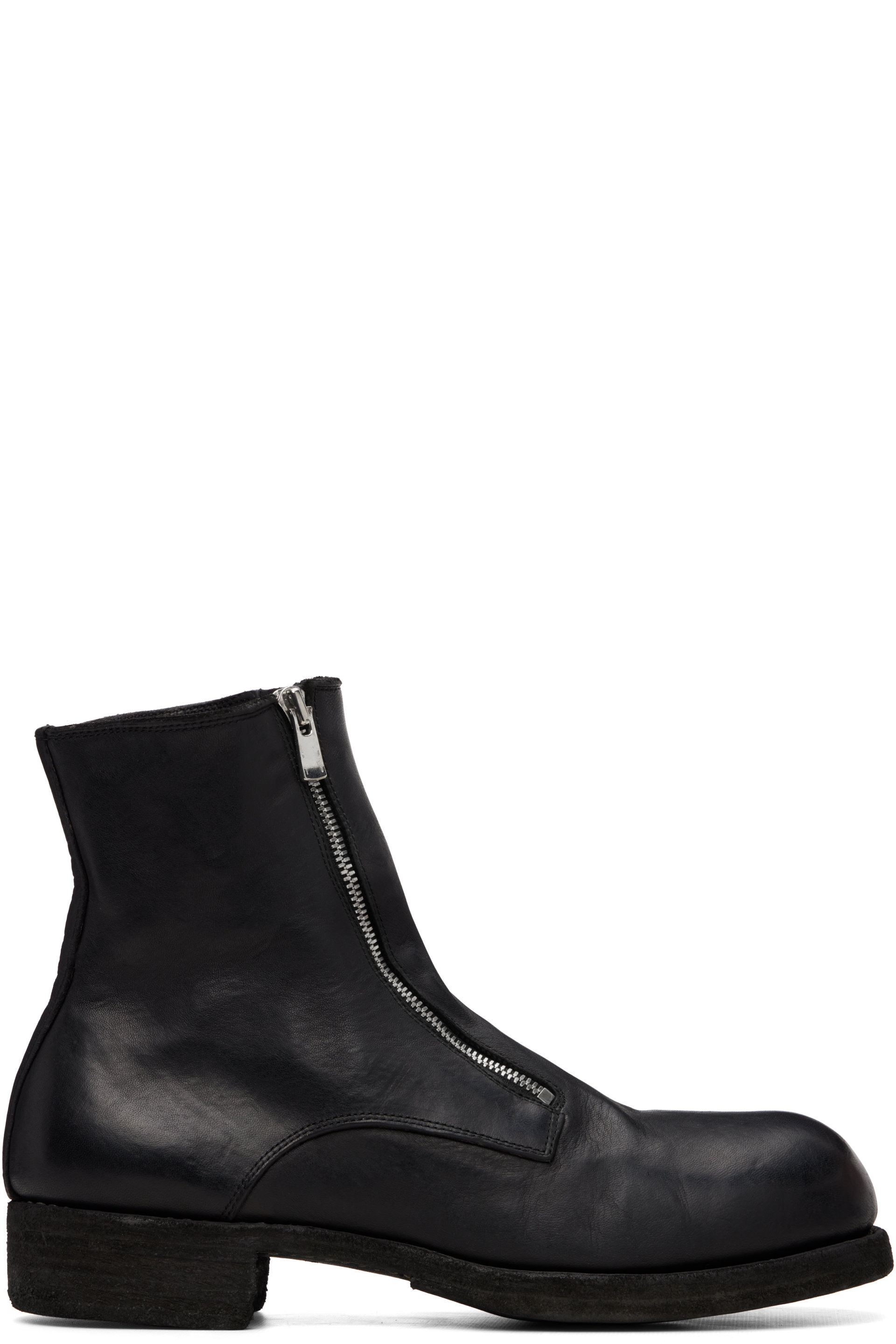 Guidi - Black GR07FZ Zip Up Boots