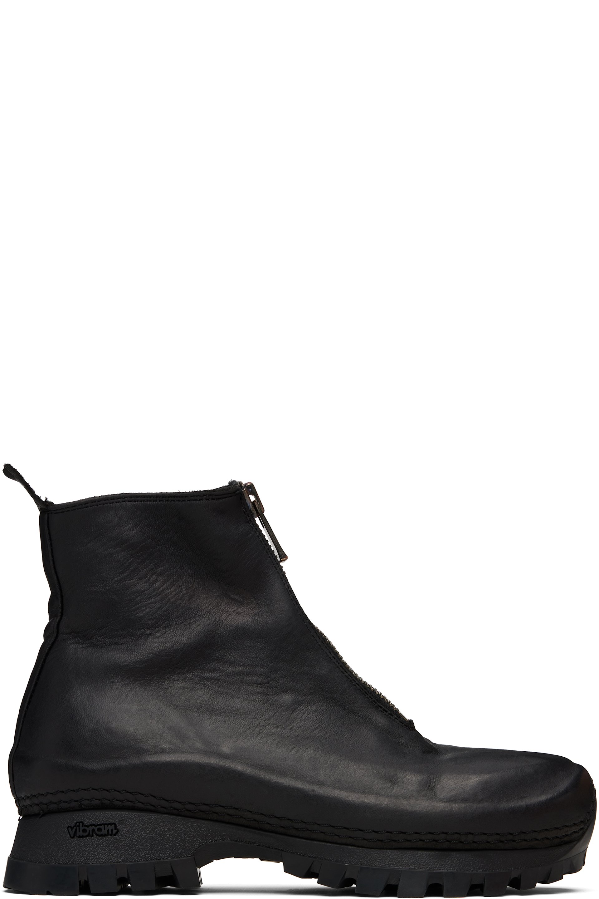 Guidi - 黑色 VS01 踝靴
