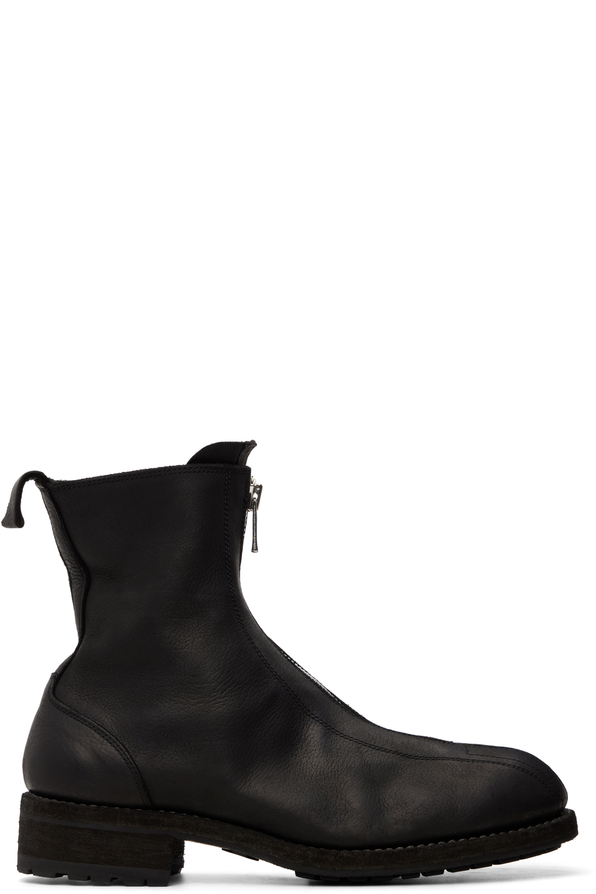 Guidi - Black BOW02 Zip Up Boots