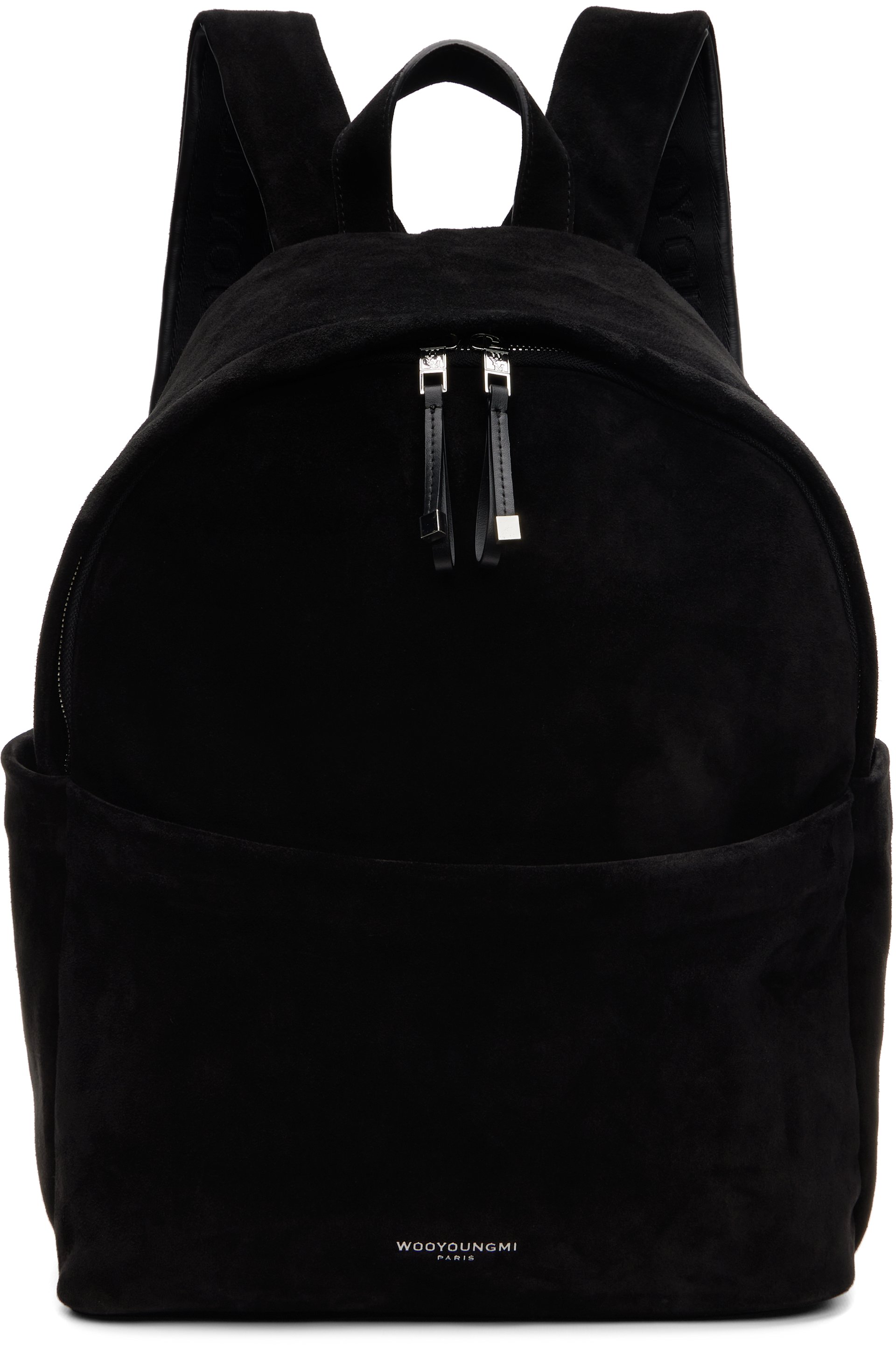WOOYOUNGMI - Black Suede Backpack