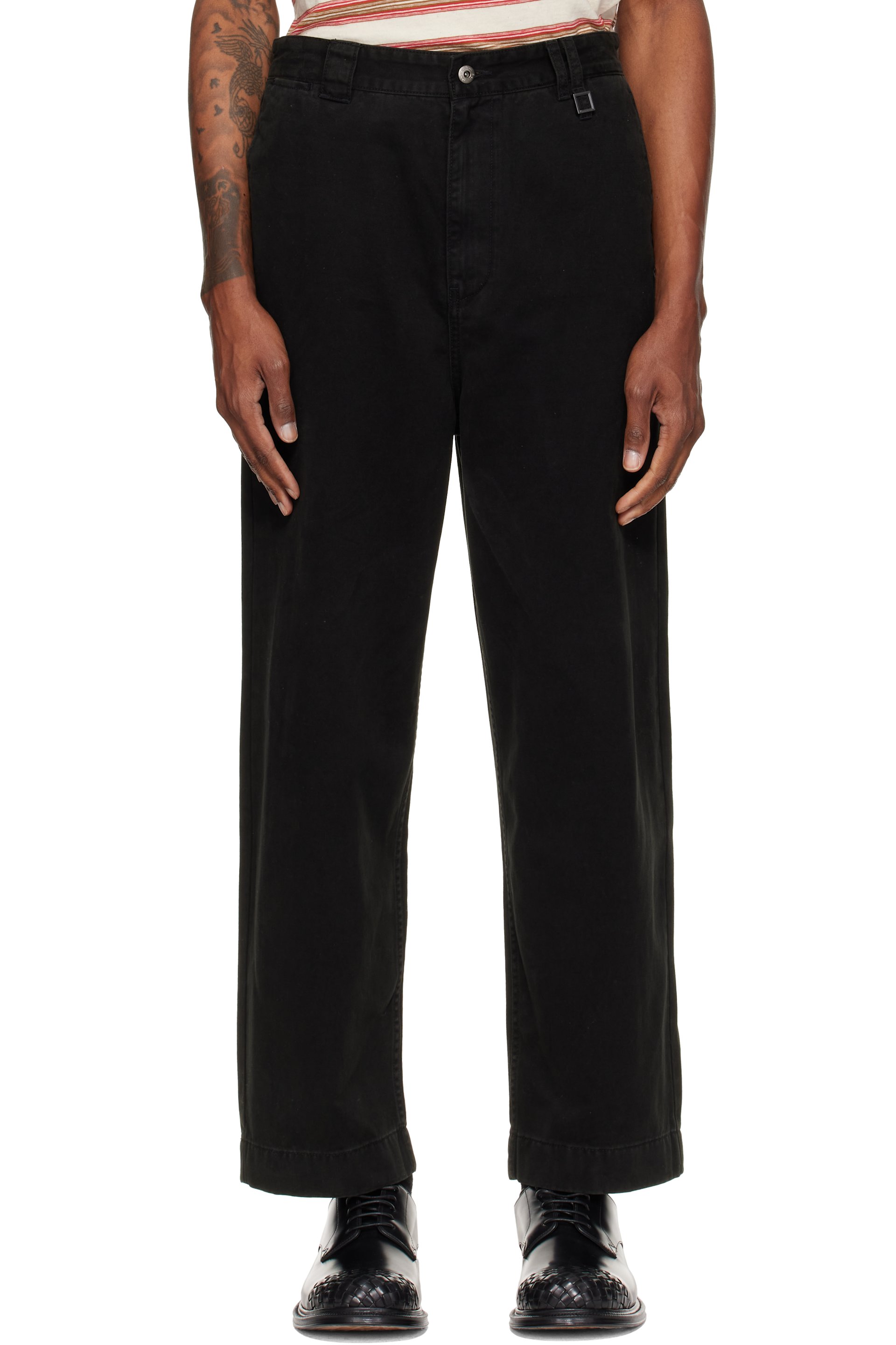 WOOYOUNGMI - Black Chino Trousers