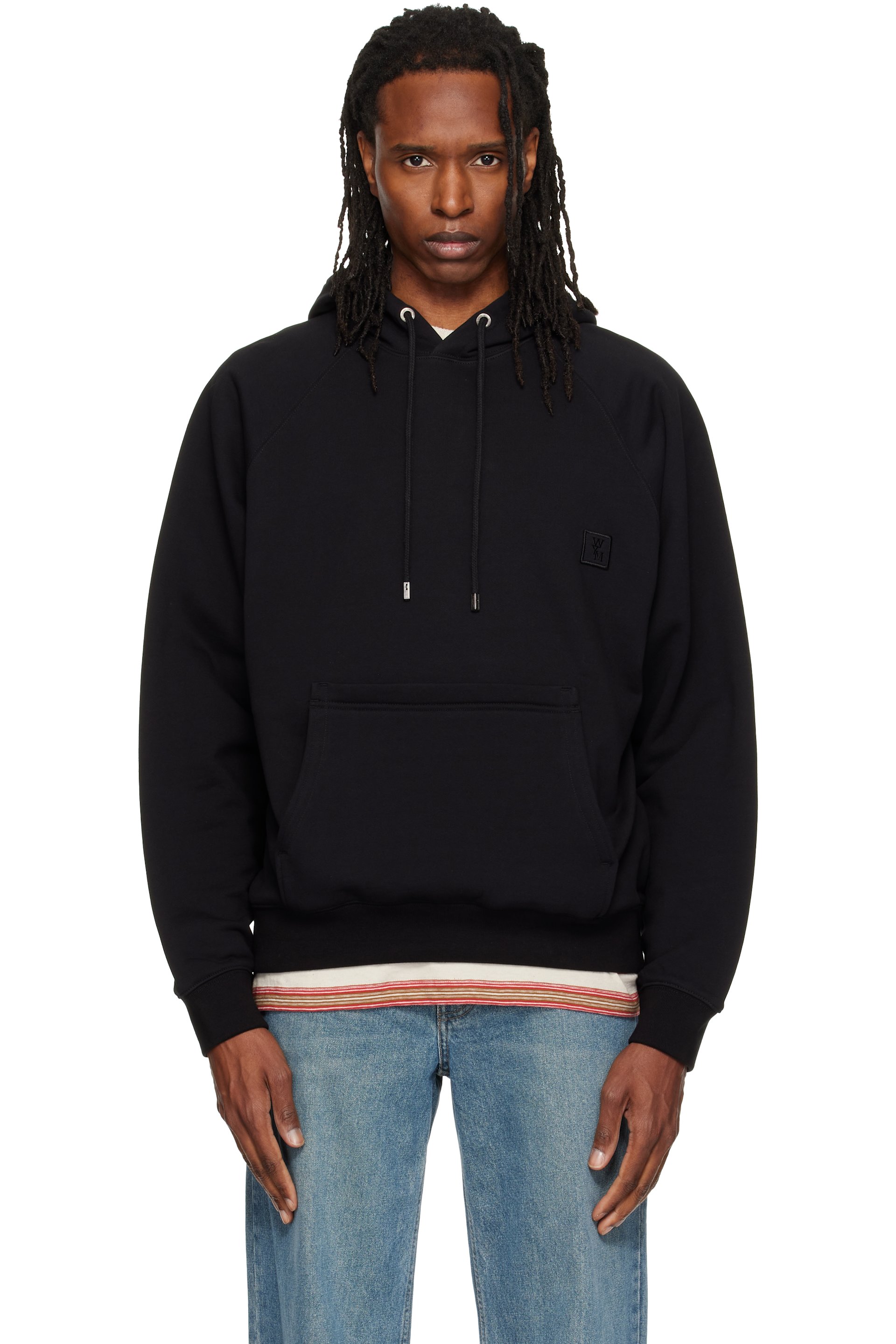 WOOYOUNGMI - Black Logo Hoodie