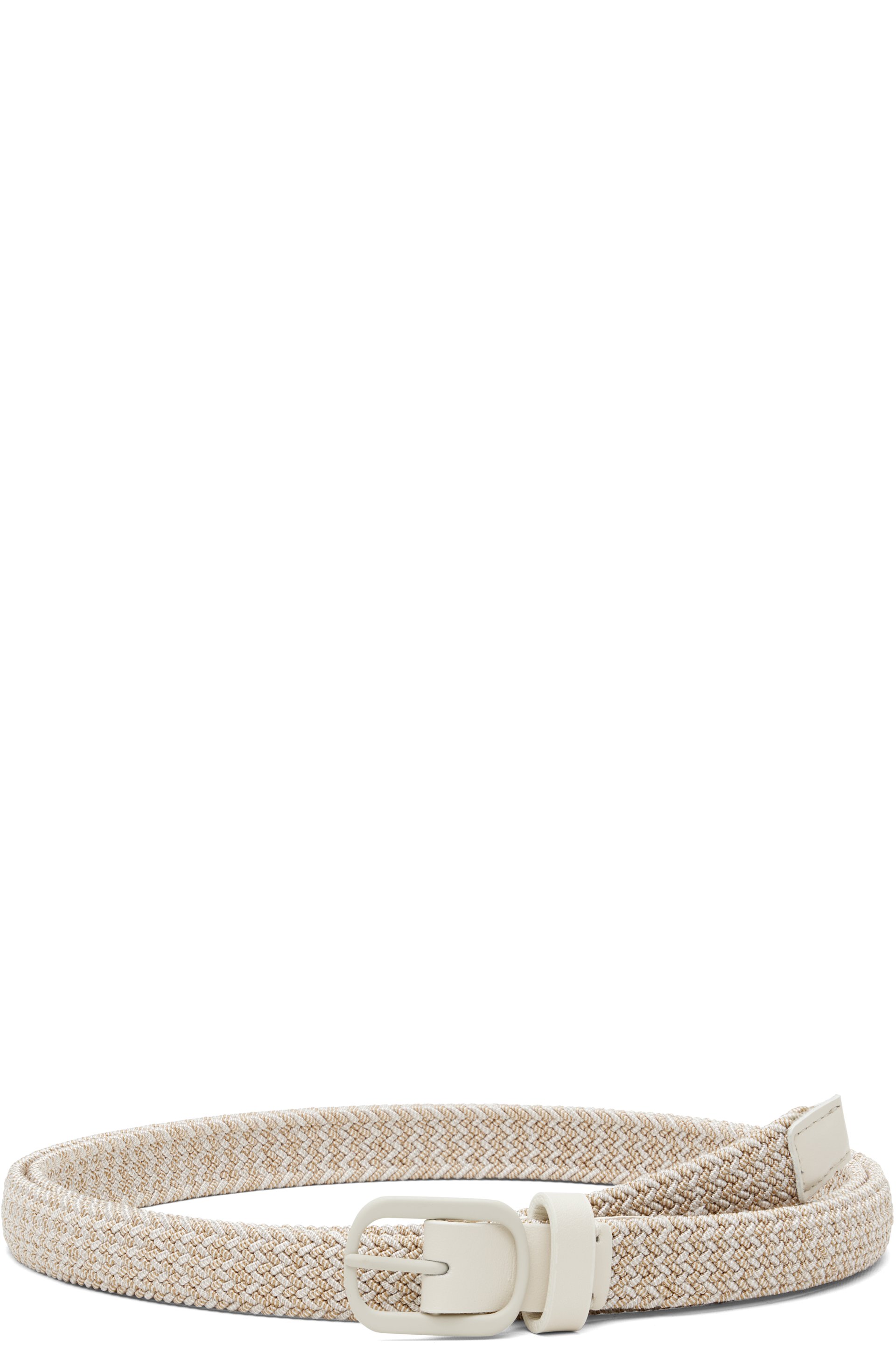 HOMME PLISSÉ ISSEY MIYAKE - Beige Braided Belt