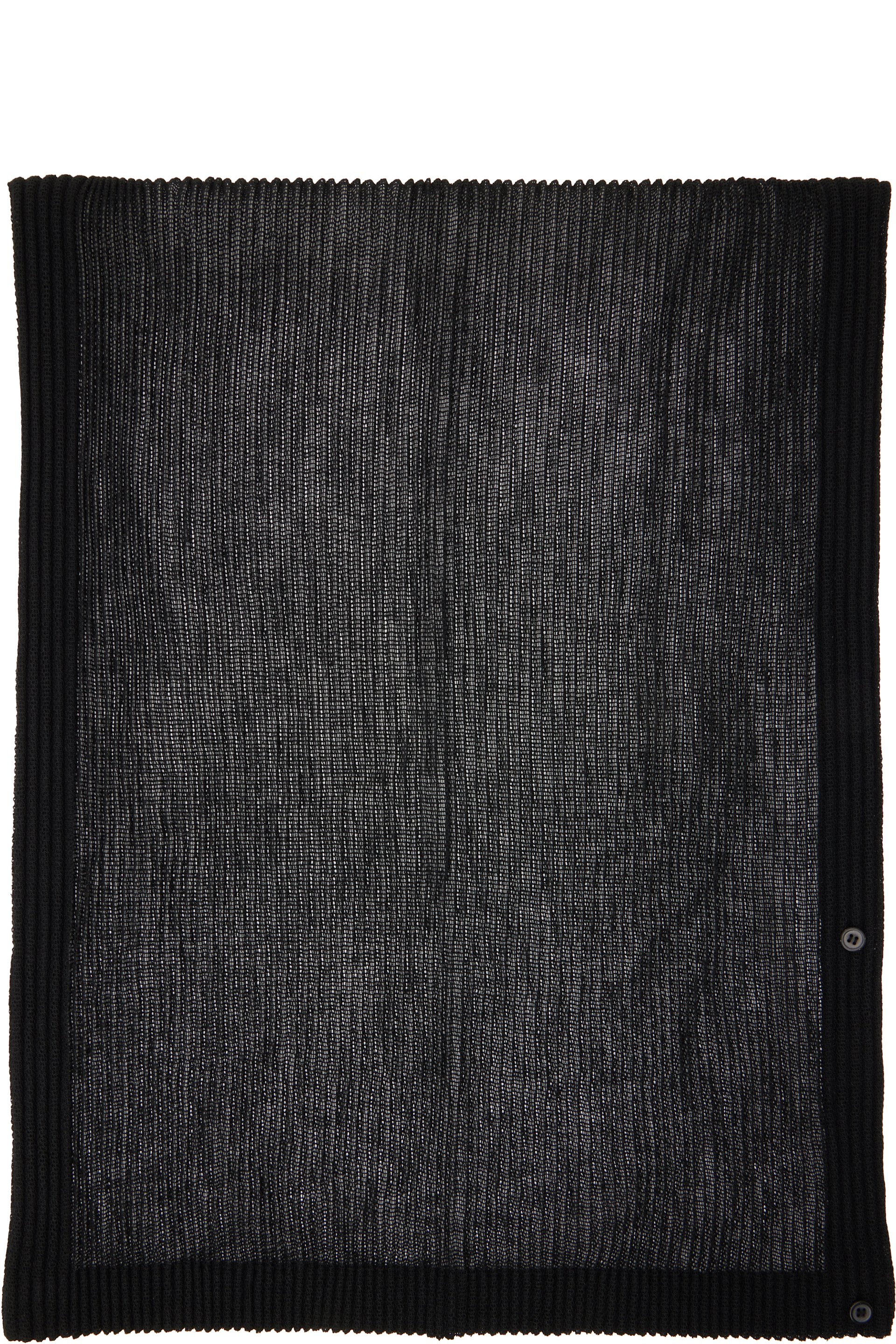 HOMME PLISSÉ ISSEY MIYAKE - Black Rustic Mesh Scarf