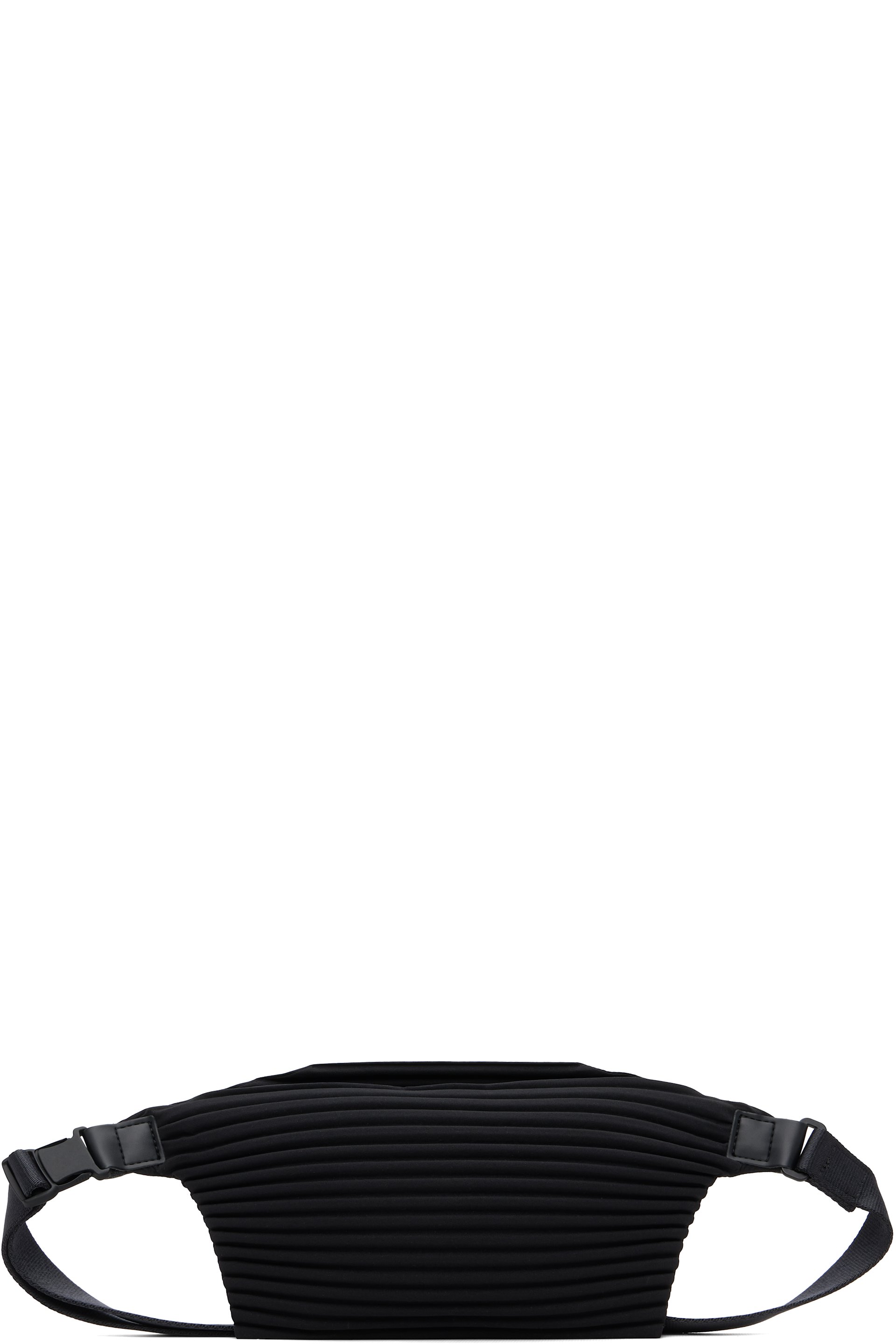 Homme Plissé Issey Miyake - ブラック Pleats Slim ベルトバッグ