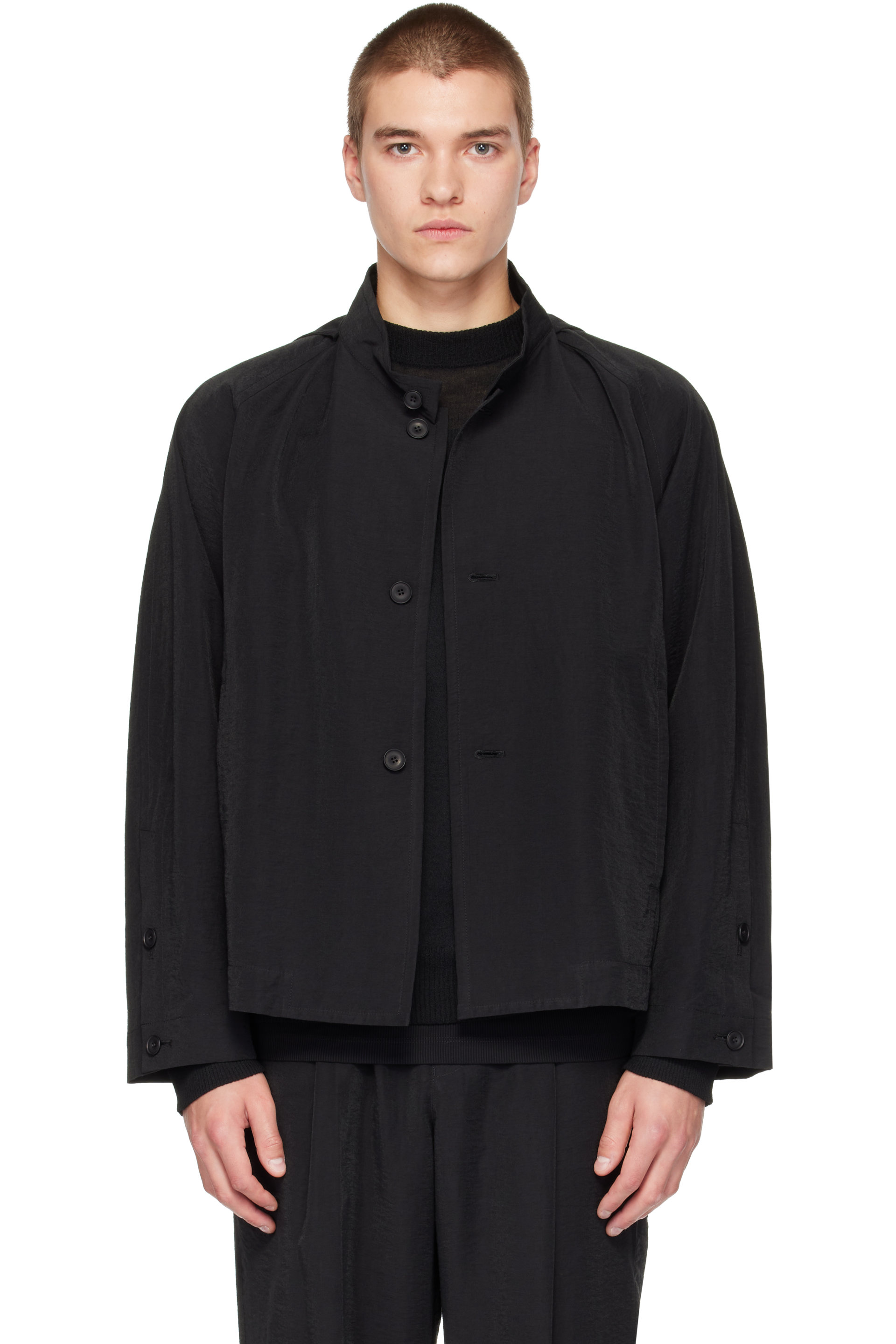 HOMME PLISSÉ ISSEY MIYAKE - Black Opacity Jacket