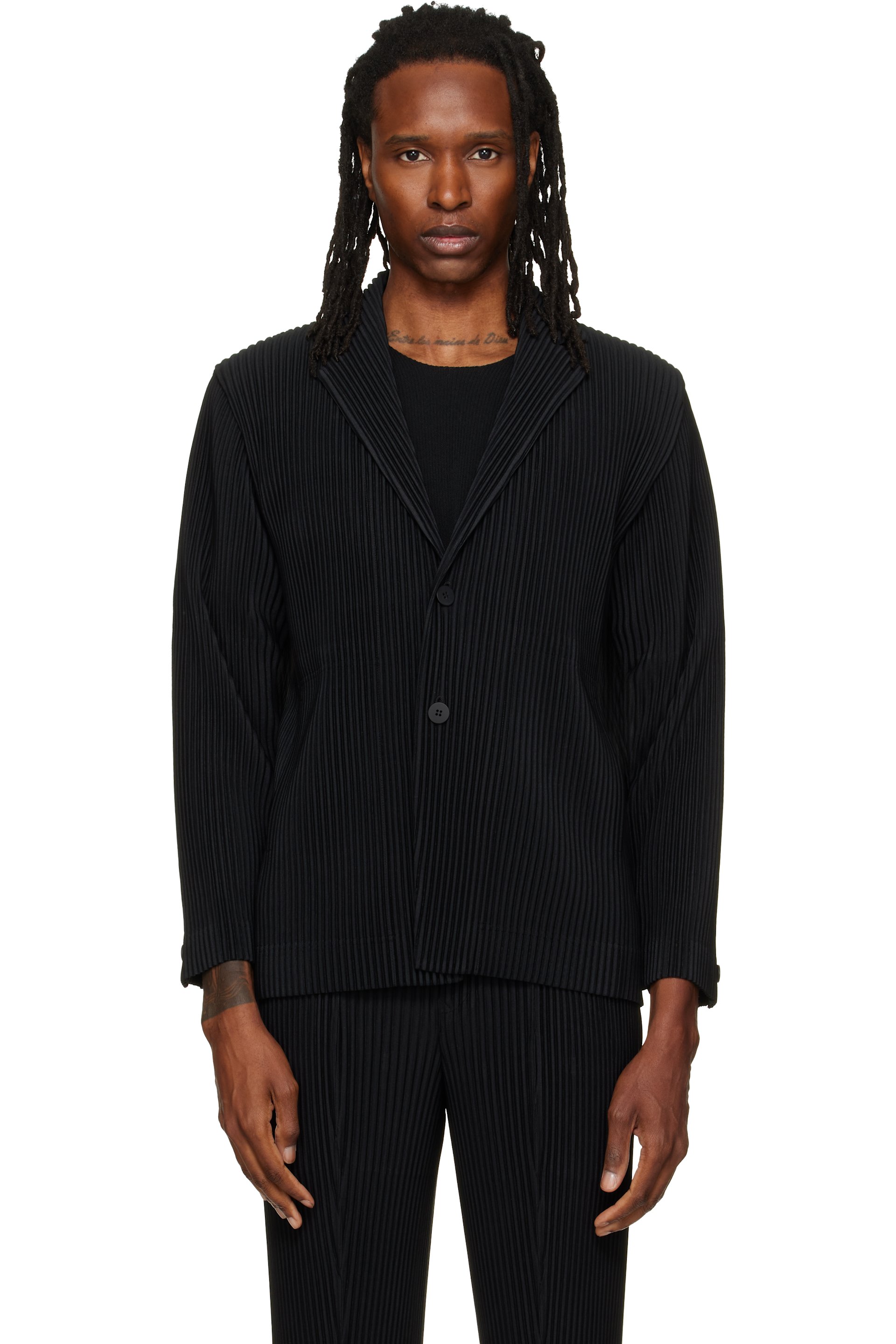 HOMME PLISSÉ ISSEY MIYAKE - Black August Tailored Pleats 1 Blazer