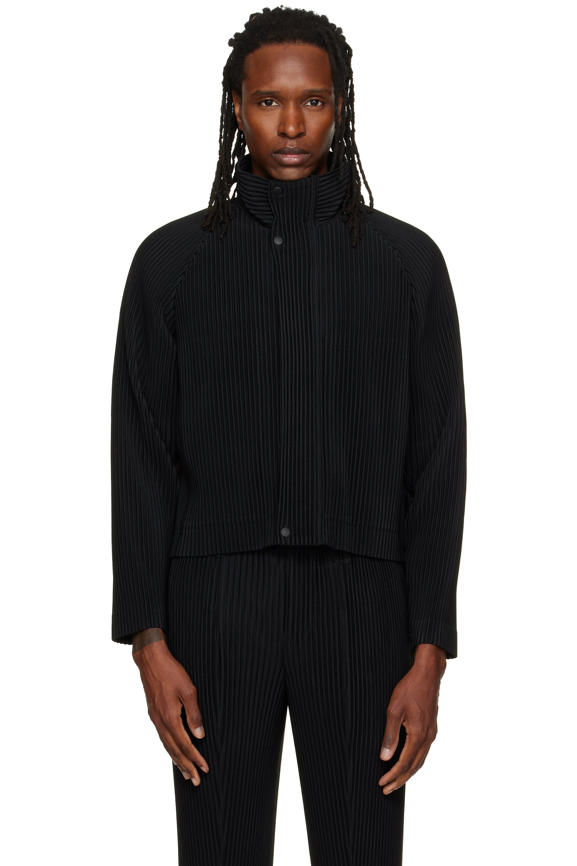 HOMME PLISSÉ ISSEY MIYAKE - Black Tailored Pleats 1 Jacket