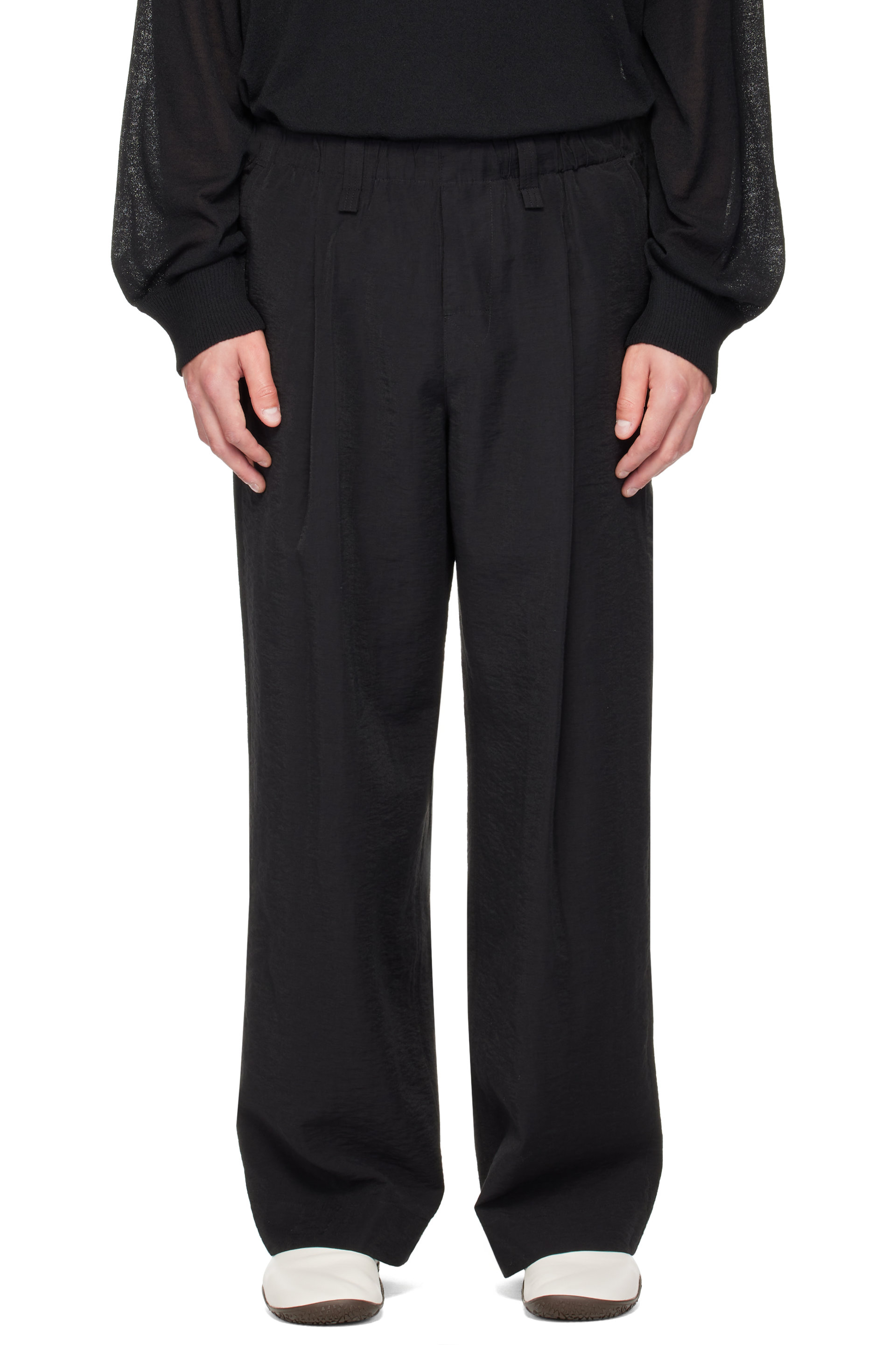 HOMME PLISSÉ ISSEY MIYAKE - Black Opacity Trousers
