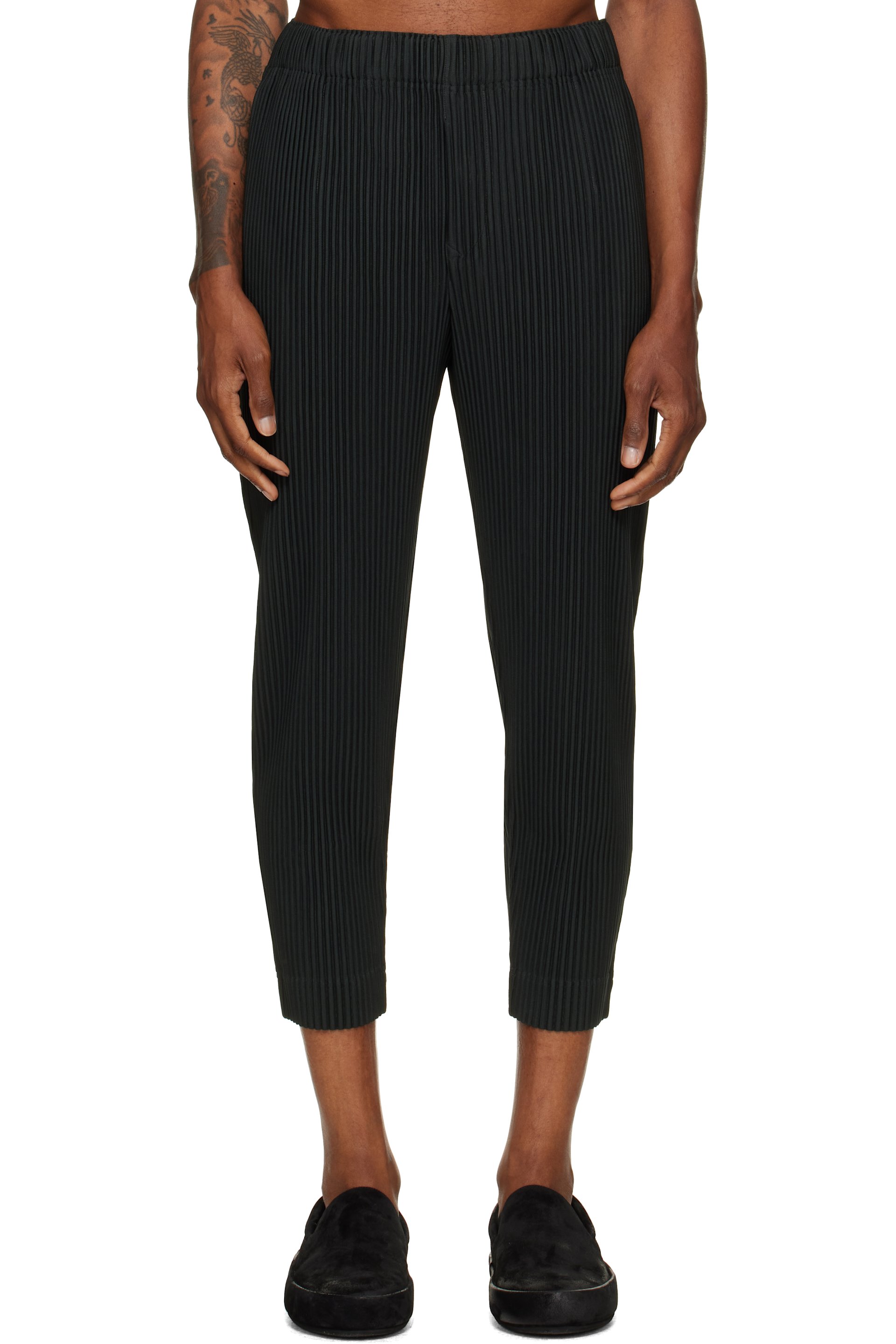 HOMME PLISSÉ ISSEY MIYAKE - Gray Monthly Colors August Trousers
