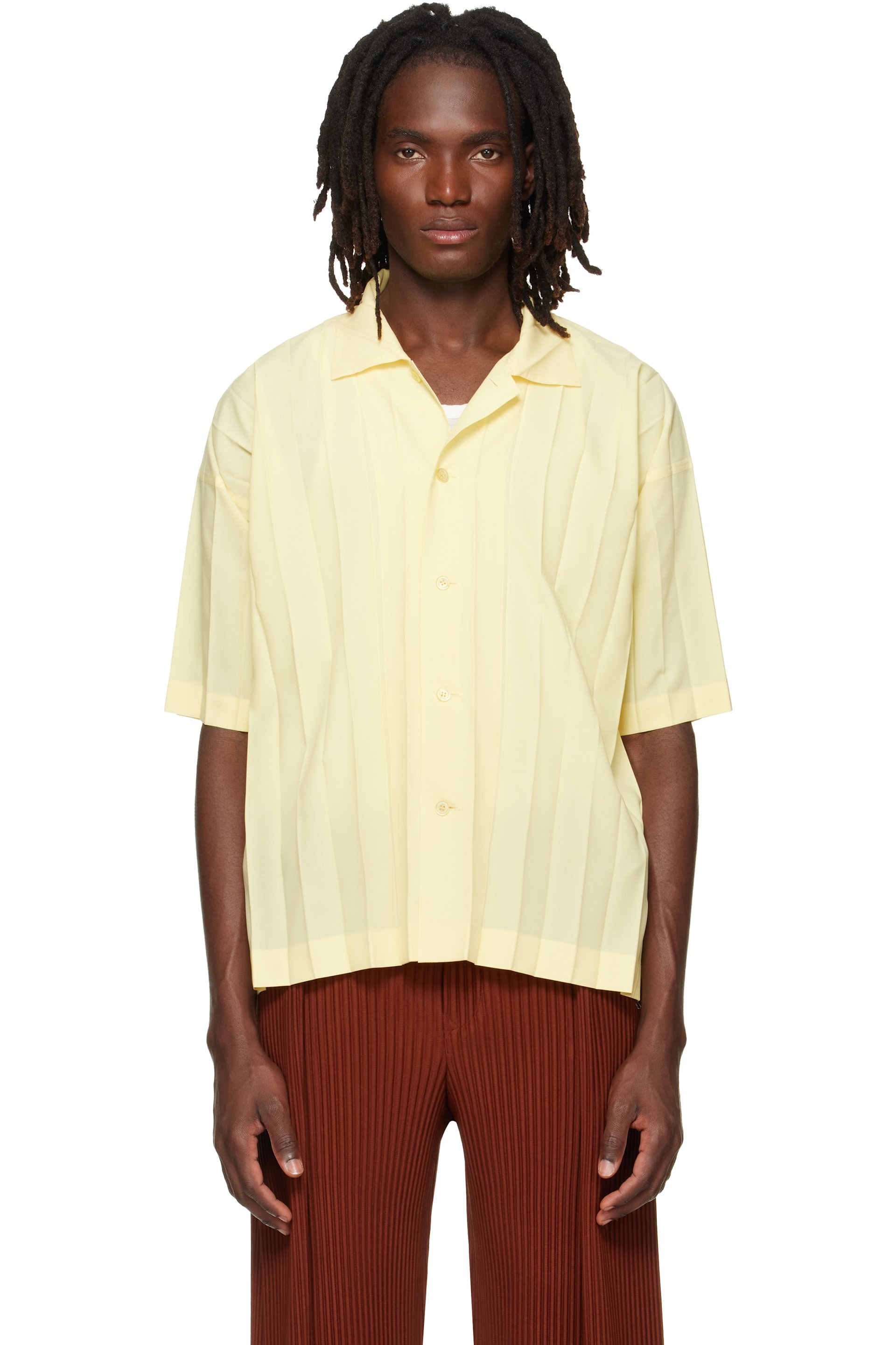 HOMME PLISSÉ ISSEY MIYAKE - Yellow Edge Shirt