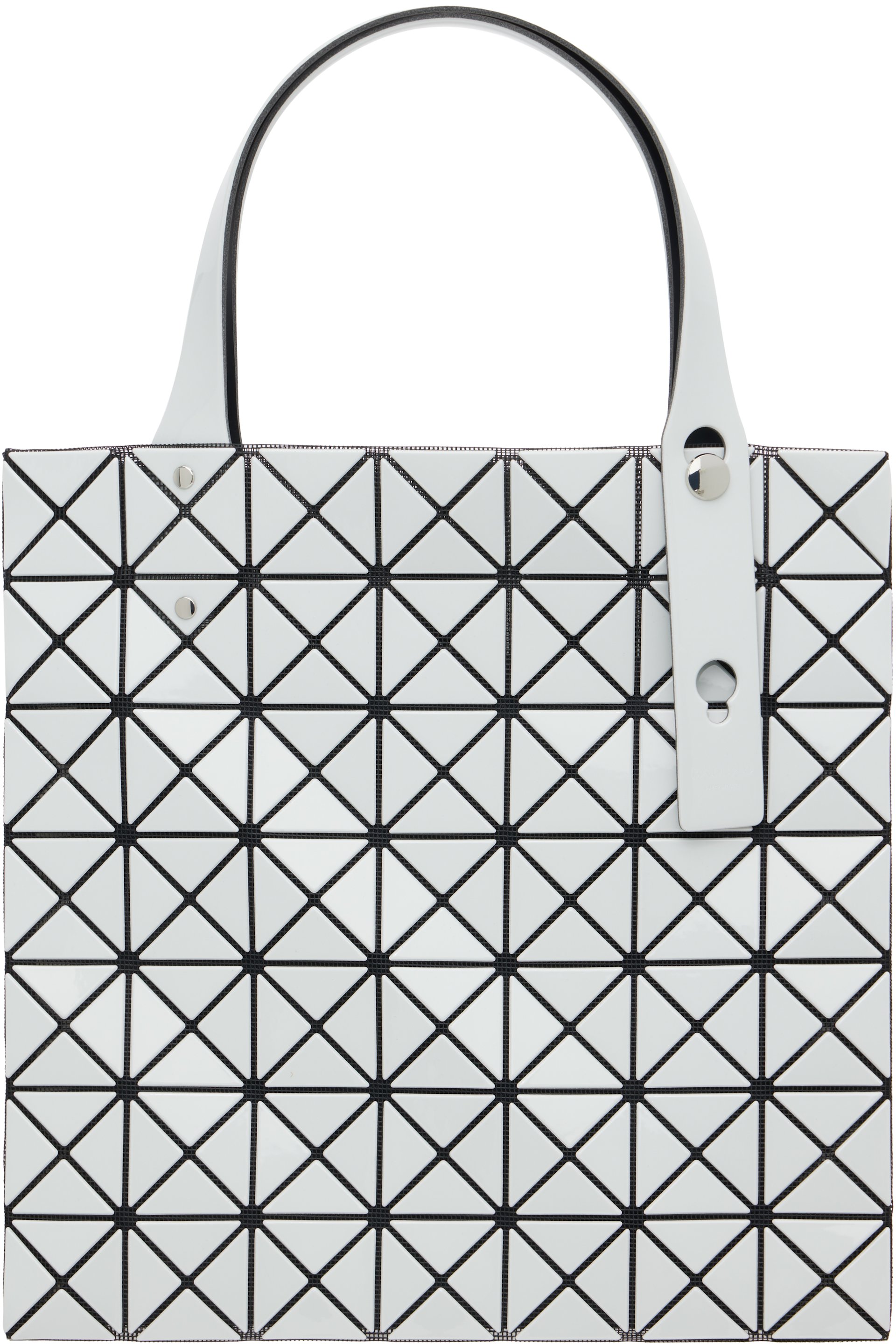 BAO BAO ISSEY MIYAKE - Gray Prism Gloss Tote