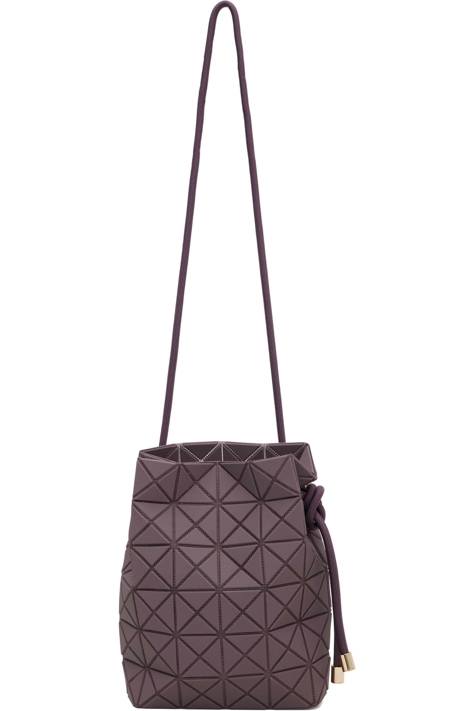 BAO BAO ISSEY MIYAKE - Purple Wring Clay Bag
